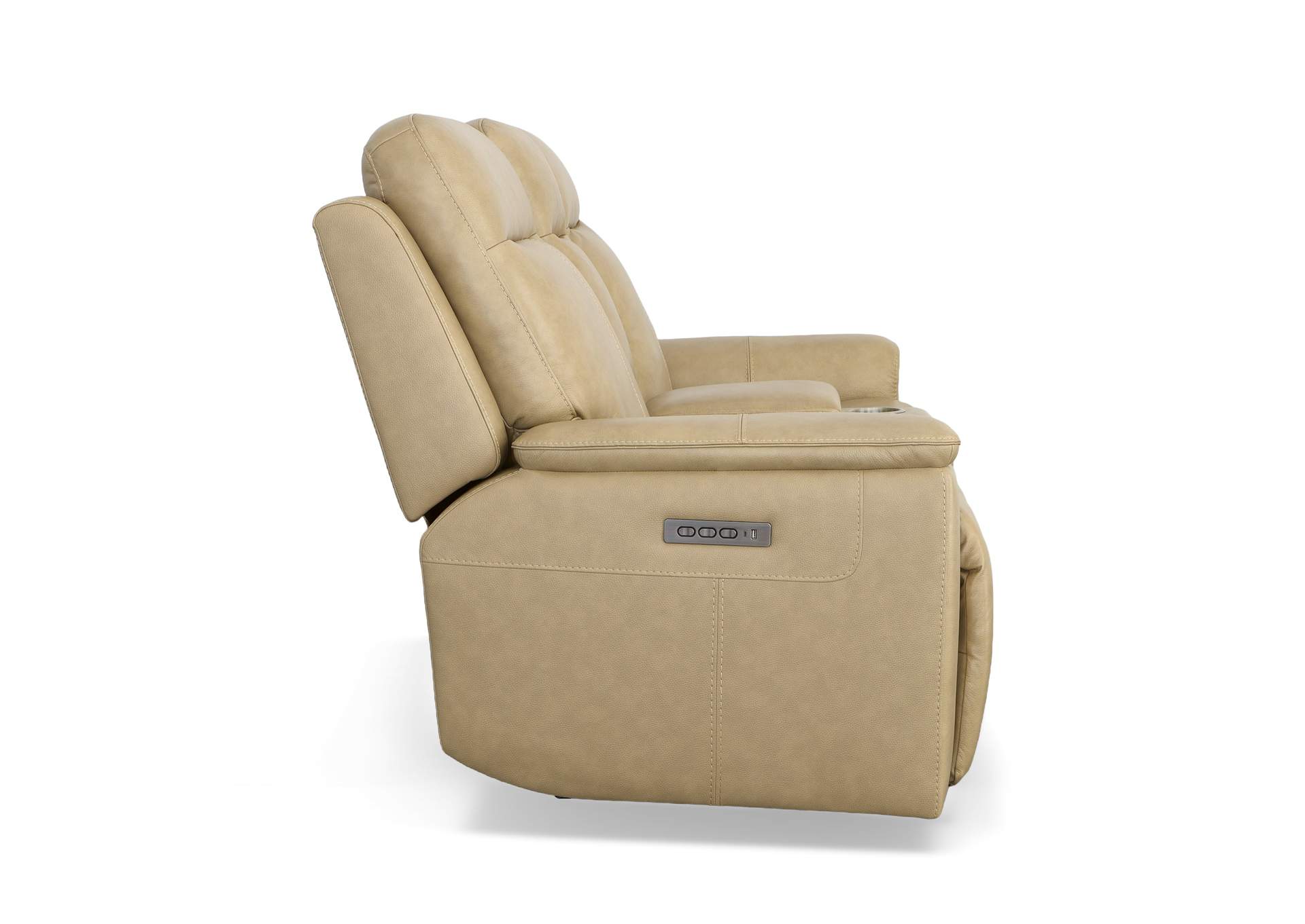 Odell Power Reclining Loveseat With Console, Power Headrests & Lumbar,Flexsteel