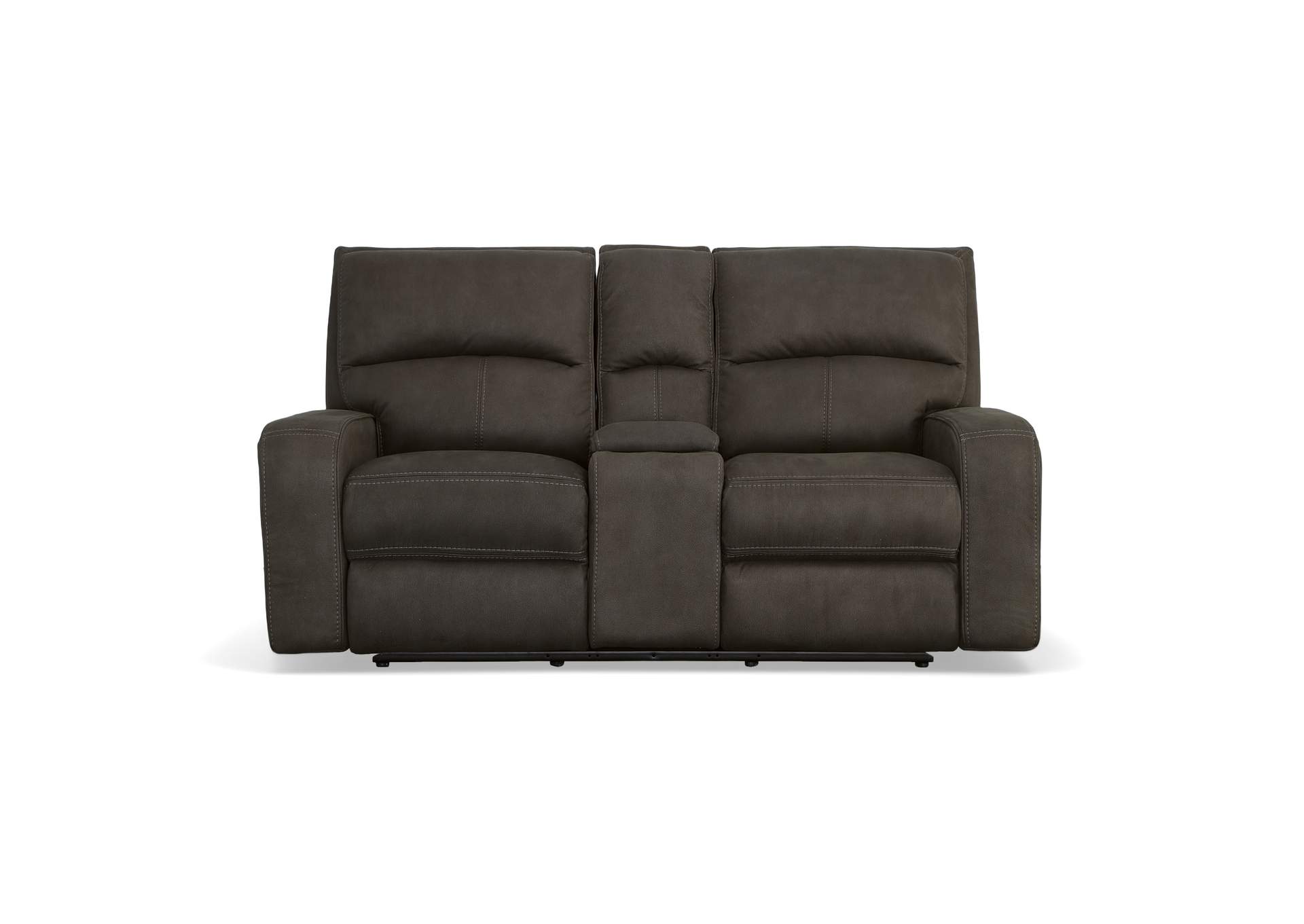 Nirvana Power Reclining Loveseat With Console & Power Headrests,Flexsteel