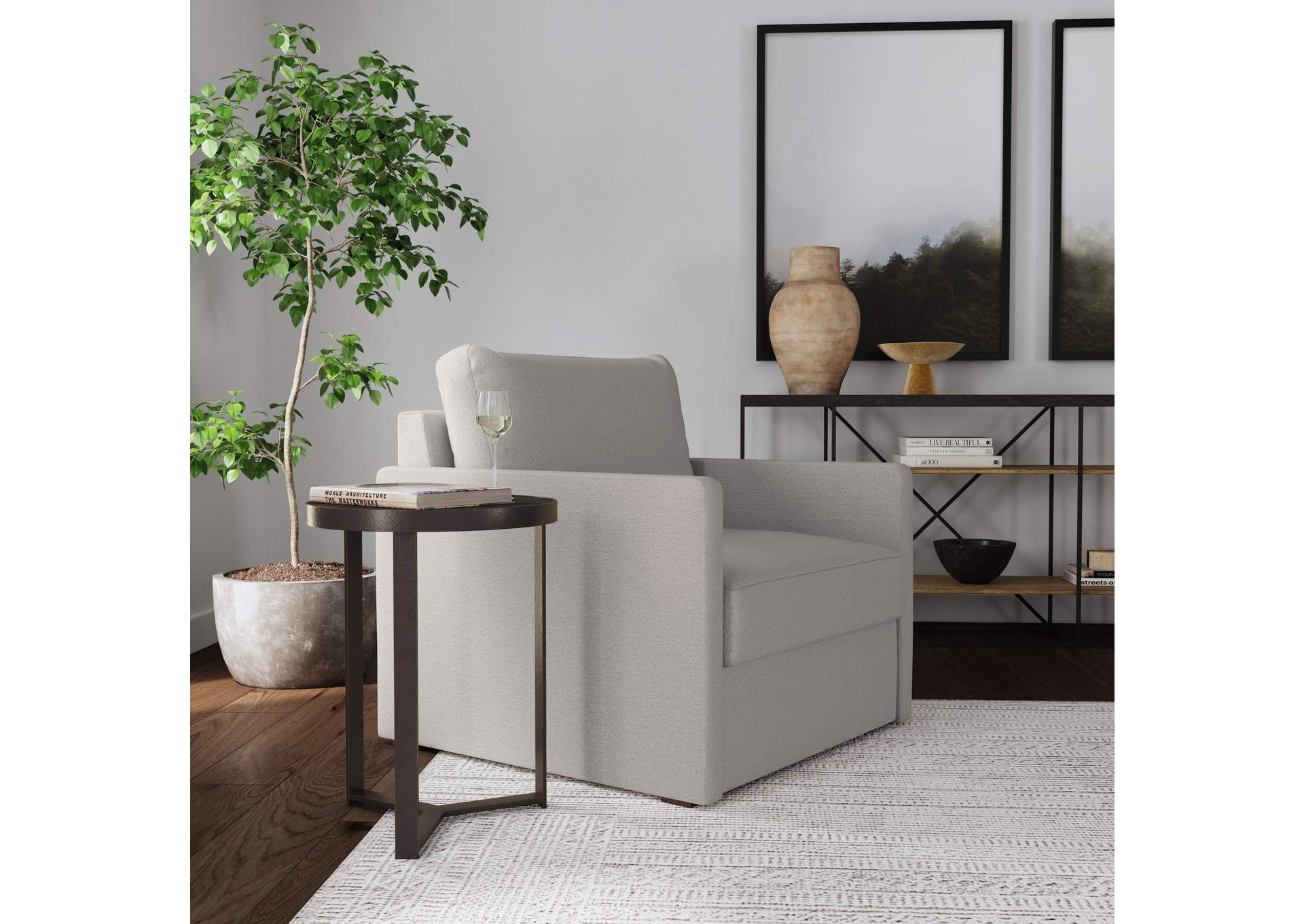 Flex Chair With Narrow Arm,Flexsteel