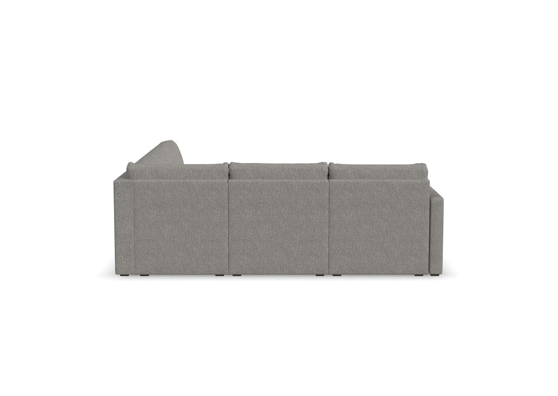 Flex 5 - Seat Sectional With Standard Arm,Flexsteel
