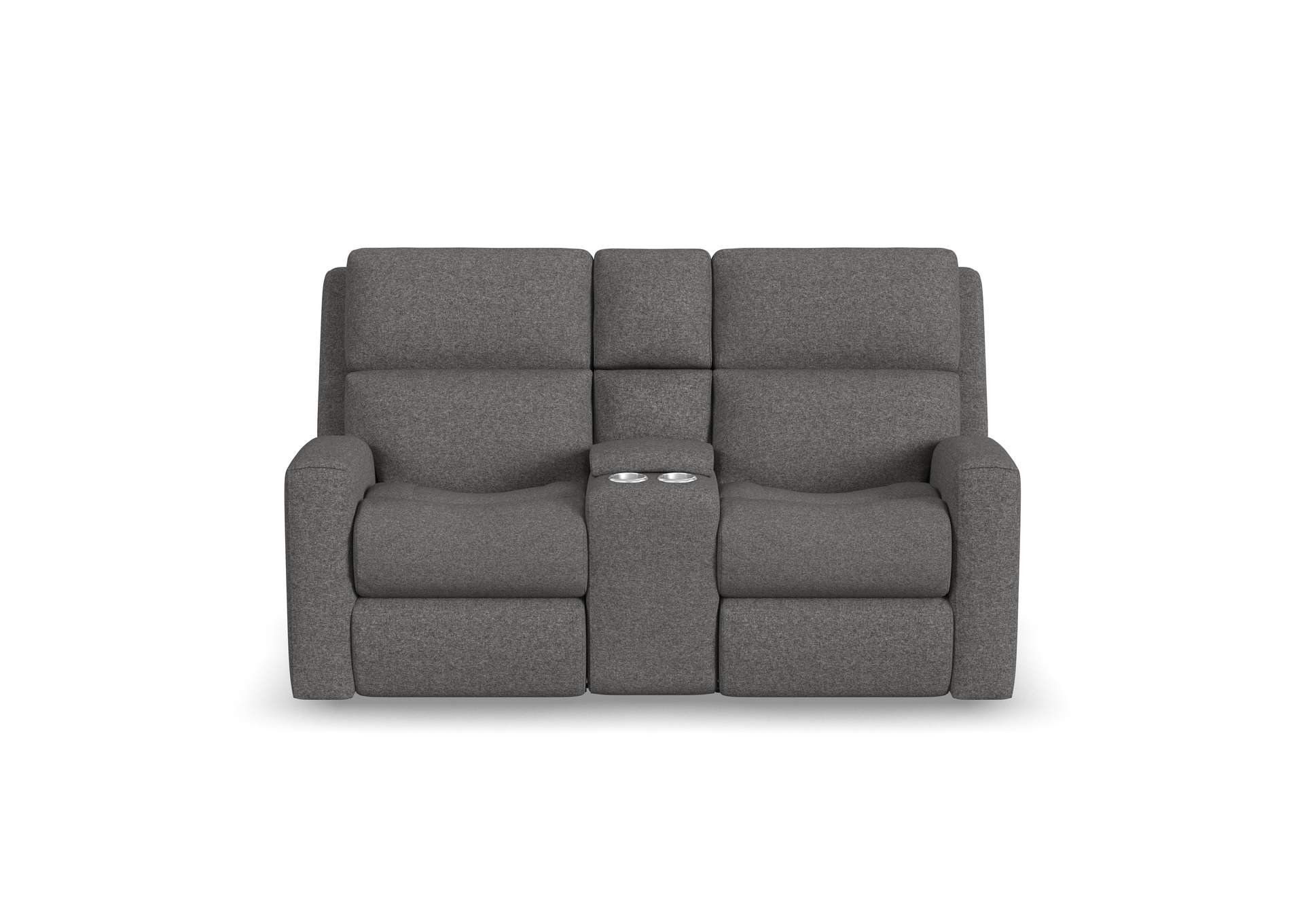 Score Power Reclining Loveseat With Console & Power Headrests & Lumbar,Flexsteel