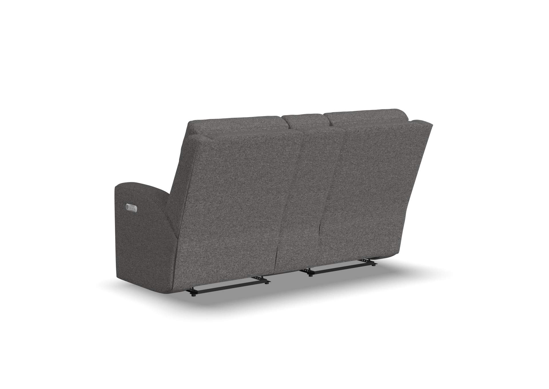 Score Power Reclining Loveseat With Console & Power Headrests & Lumbar,Flexsteel