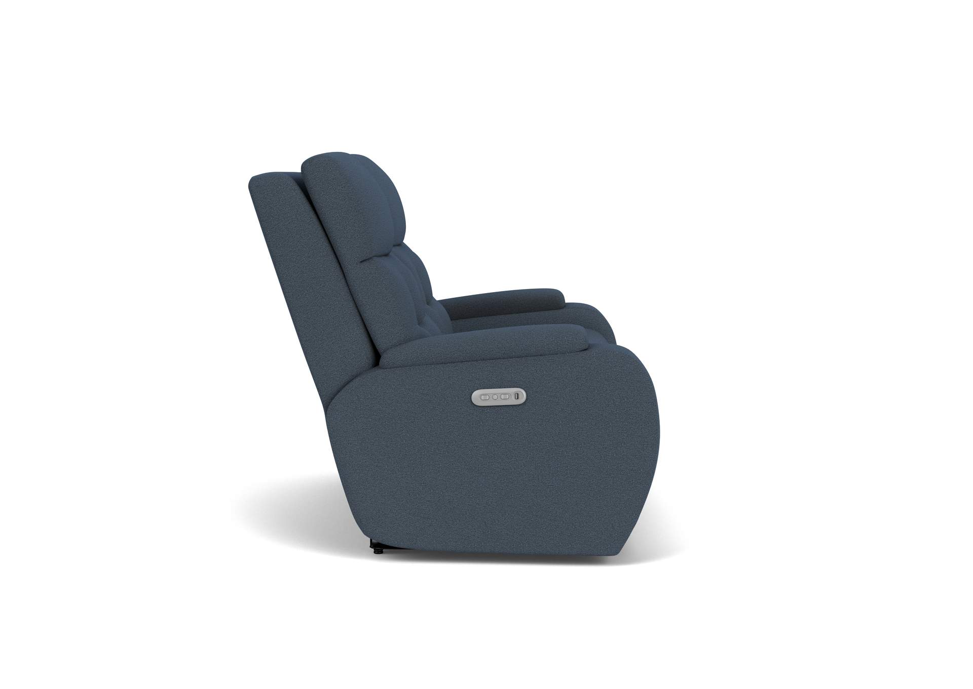 Strait Power Reclining Loveseat With Power Headrests,Flexsteel