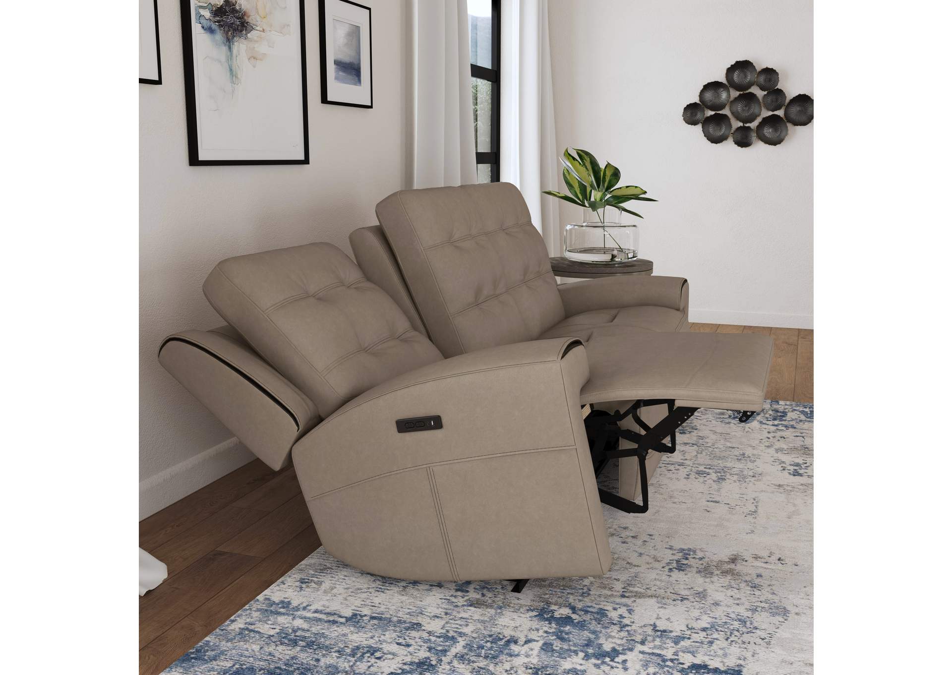 Iris Power Reclining Sofa With Power Headrests,Flexsteel