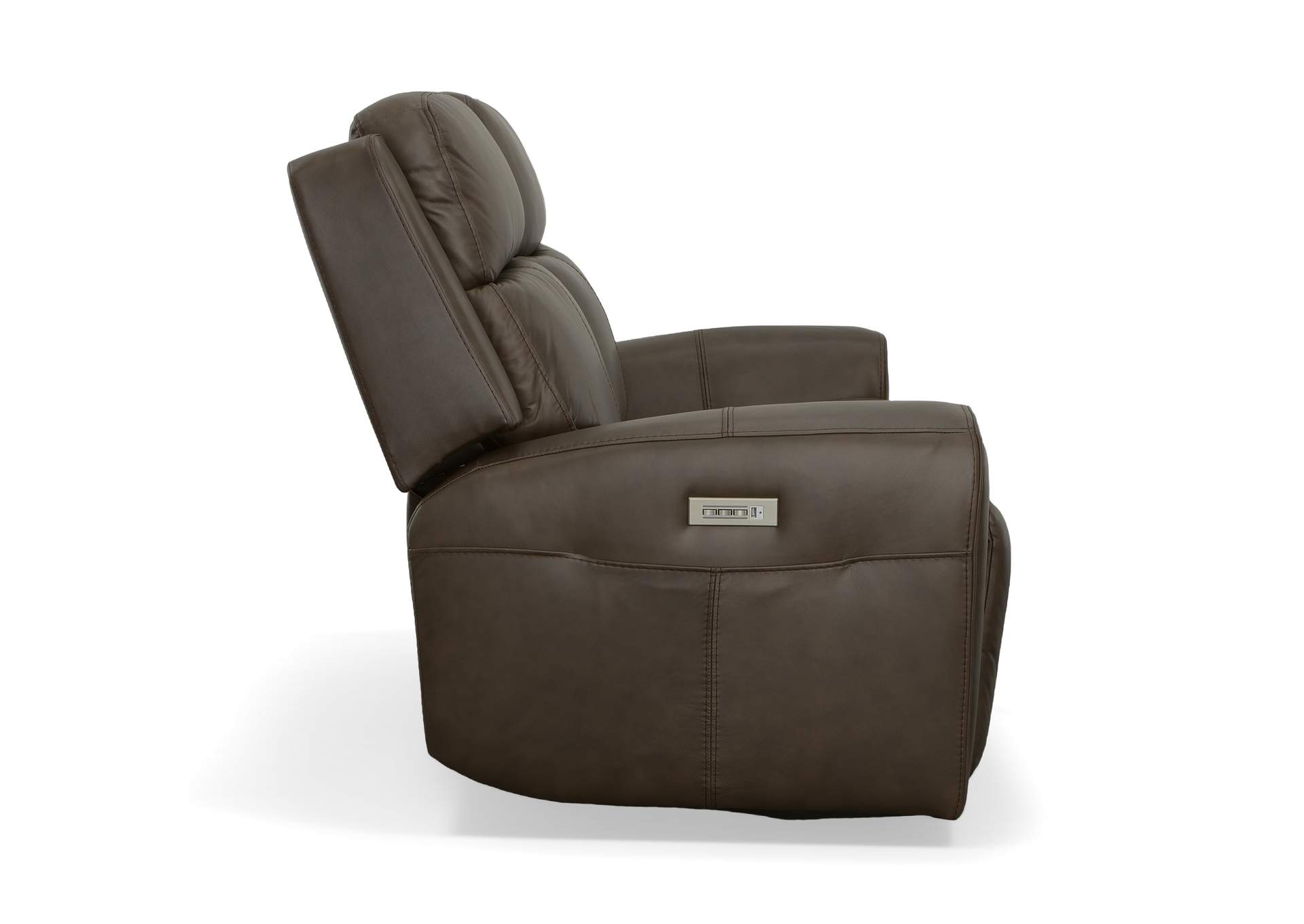 Barnett Power Reclining Loveseat With Power Headrests & Lumbar,Flexsteel