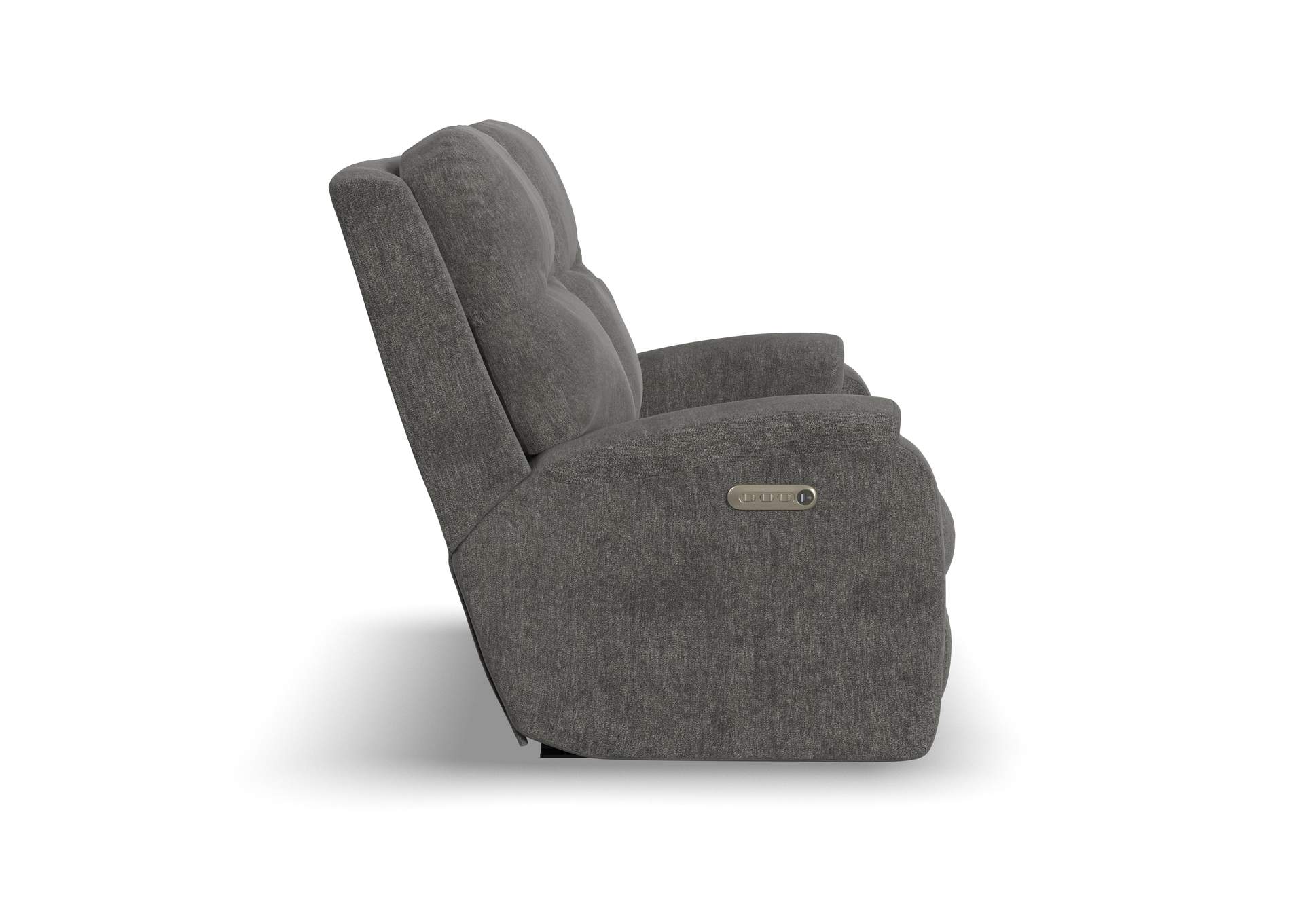 Penn Power Reclining Loveseat With Power Headrests & Lumbar,Flexsteel