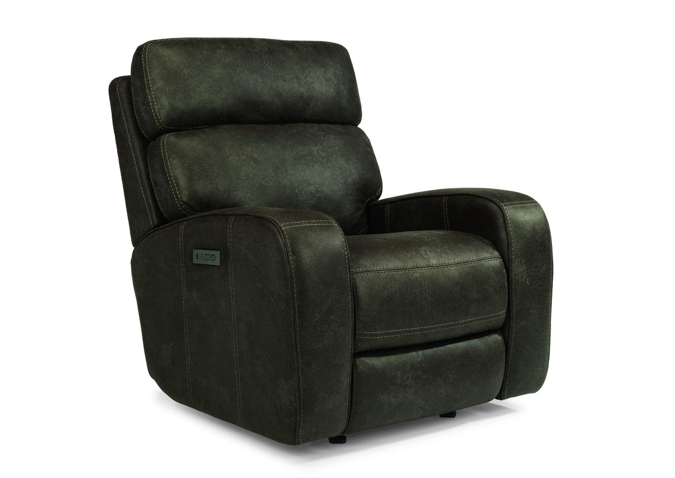 Tomkins Park Steel Power Recliner with Power Headrest,Flexsteel