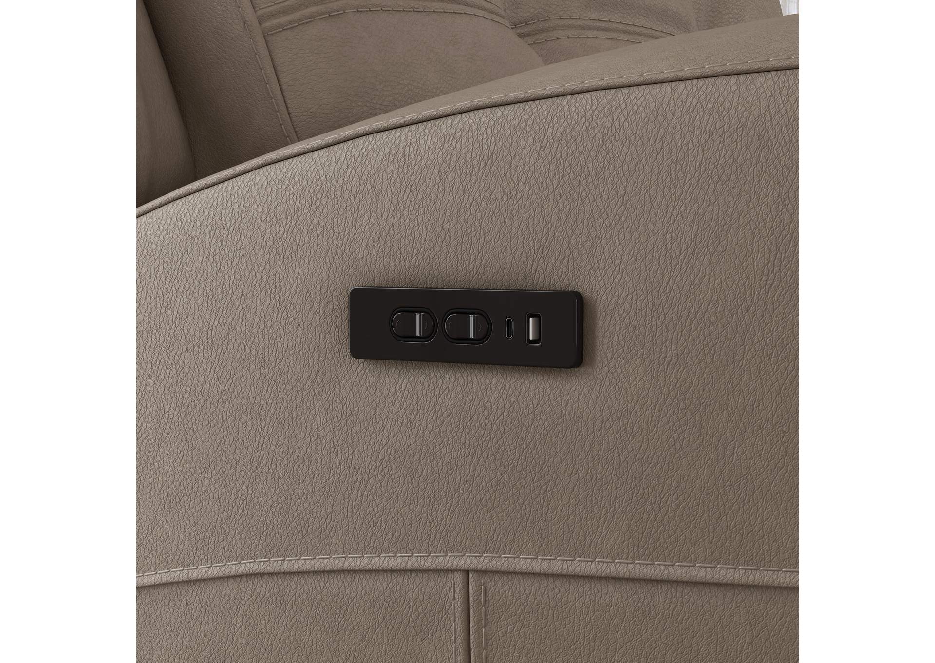 Iris Power Reclining Sofa With Power Headrests,Flexsteel