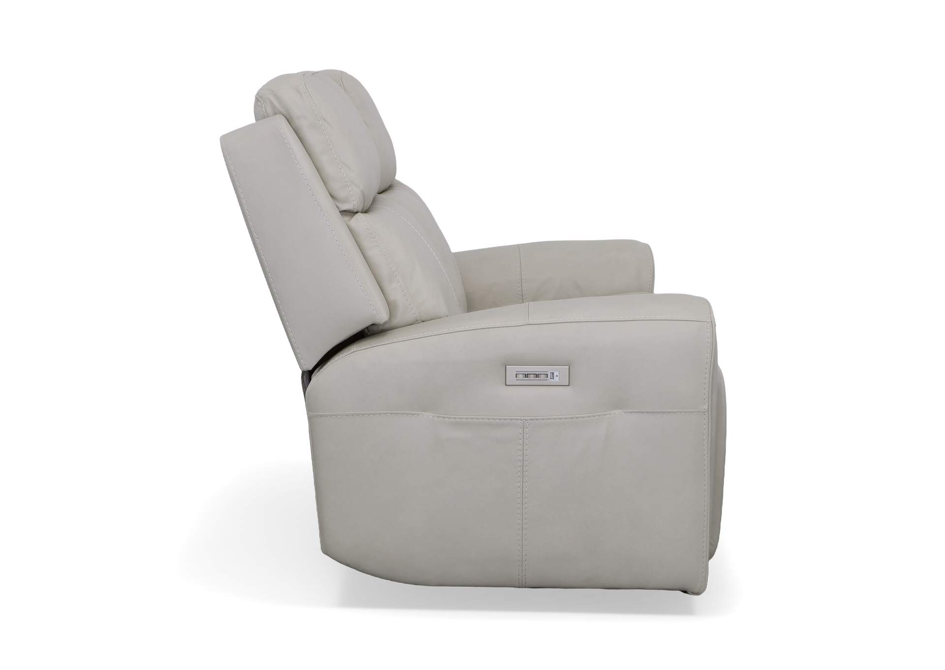 Barnett Power Reclining Loveseat With Power Headrests & Lumbar,Flexsteel