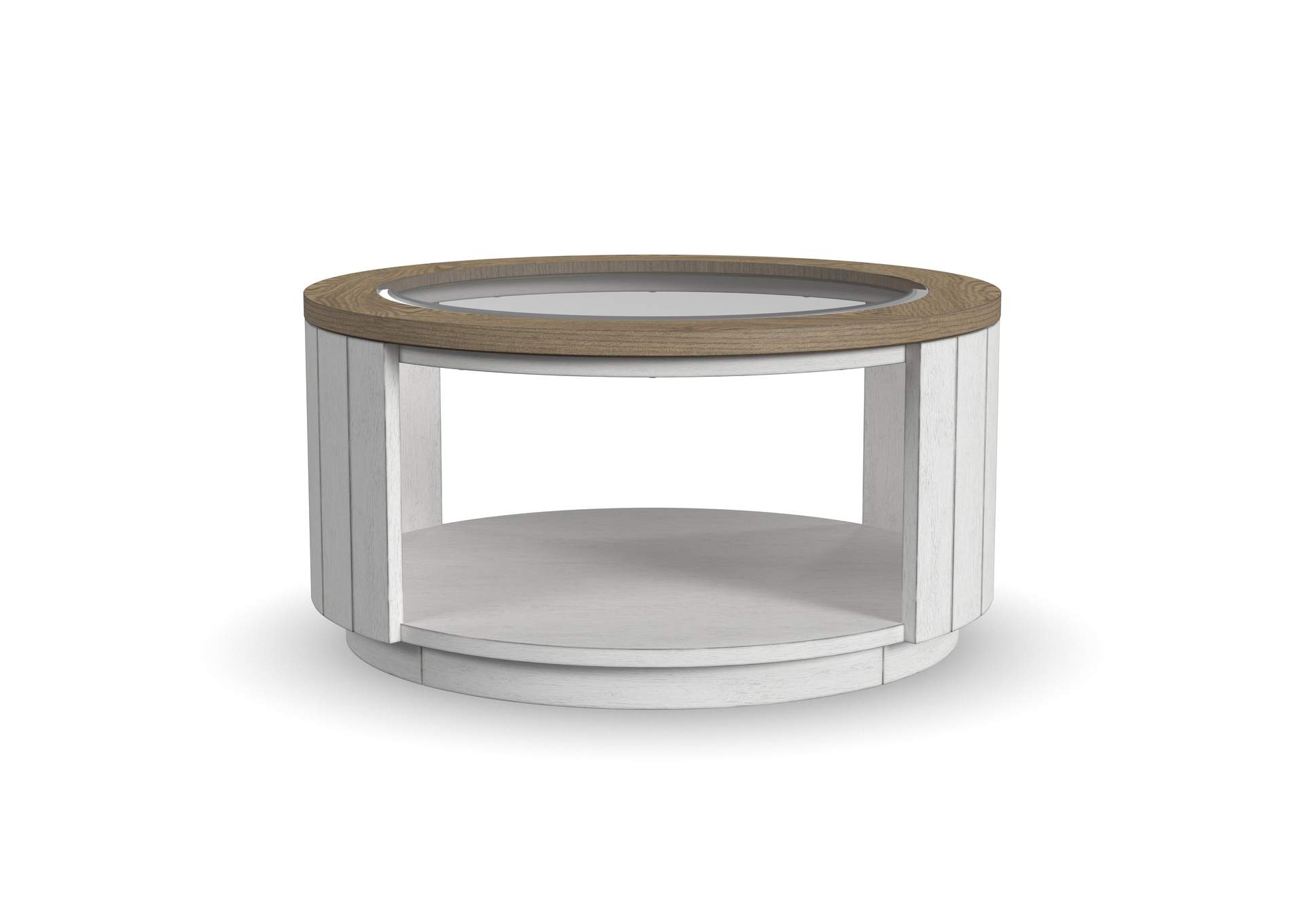 Melody Round Coffee Table With Casters,Flexsteel