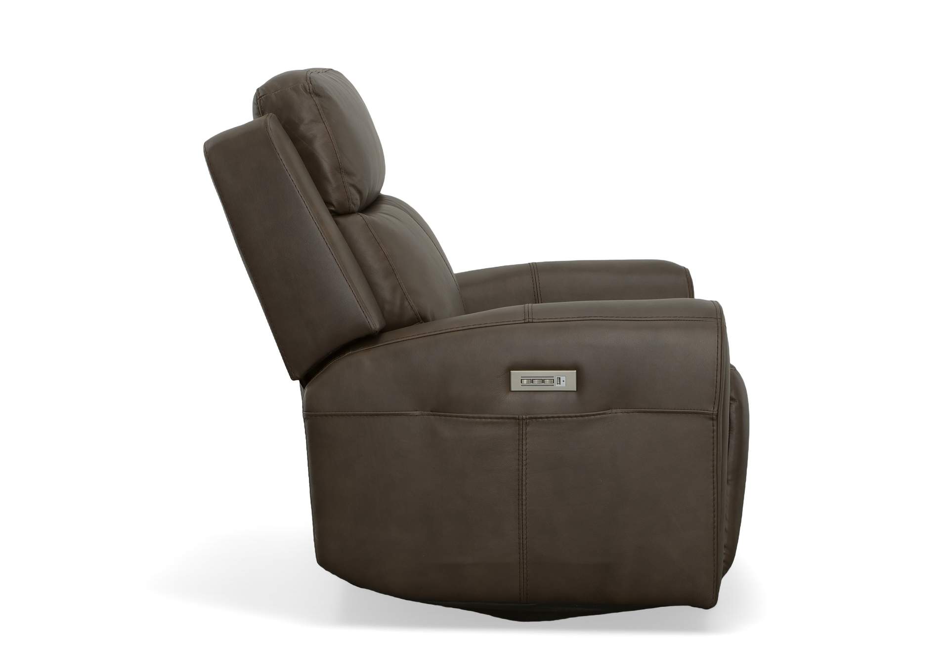 Barnett Power Recliner With Power Headrest & Lumbar,Flexsteel