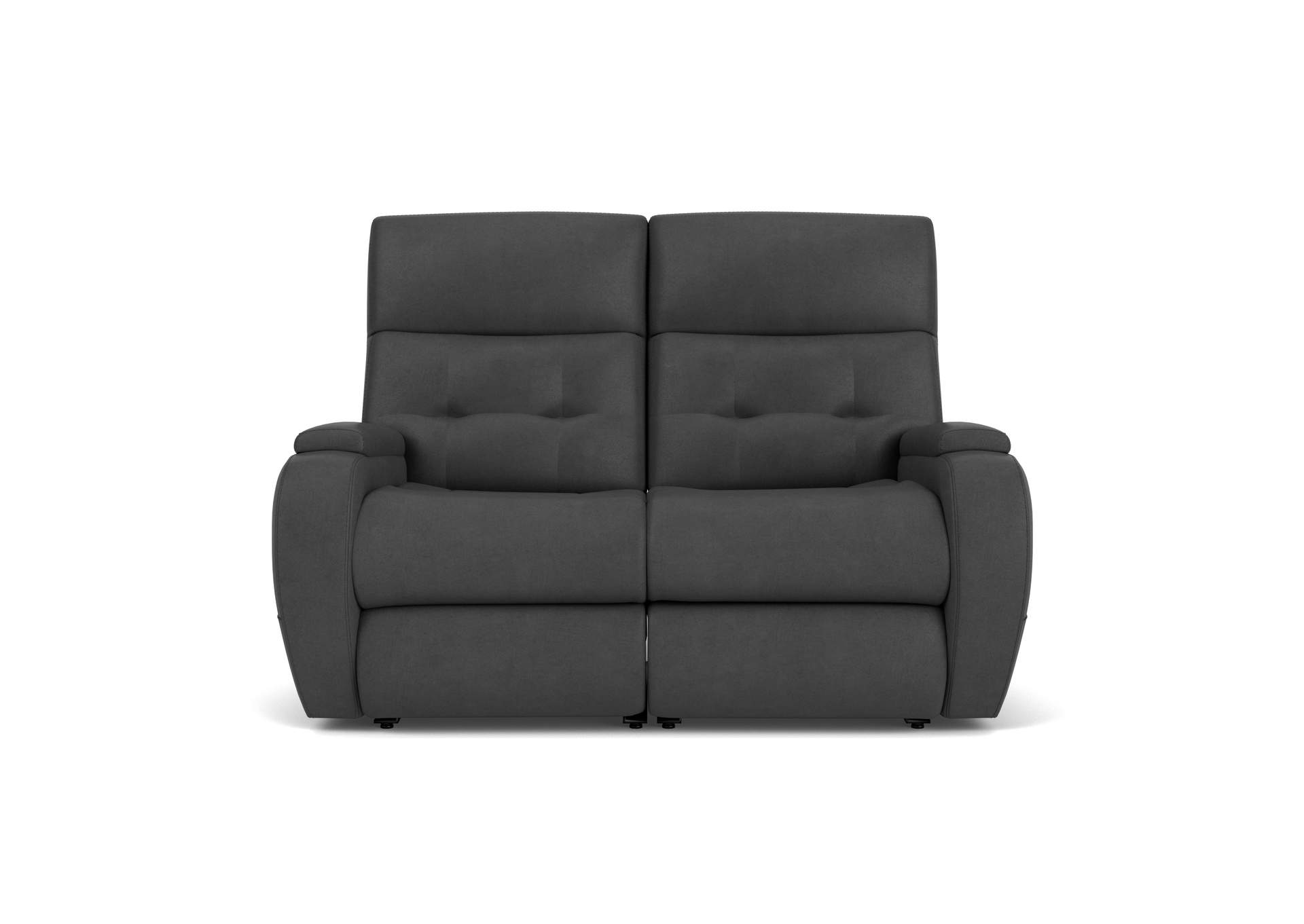 Strait Power Reclining Loveseat With Power Headrests,Flexsteel