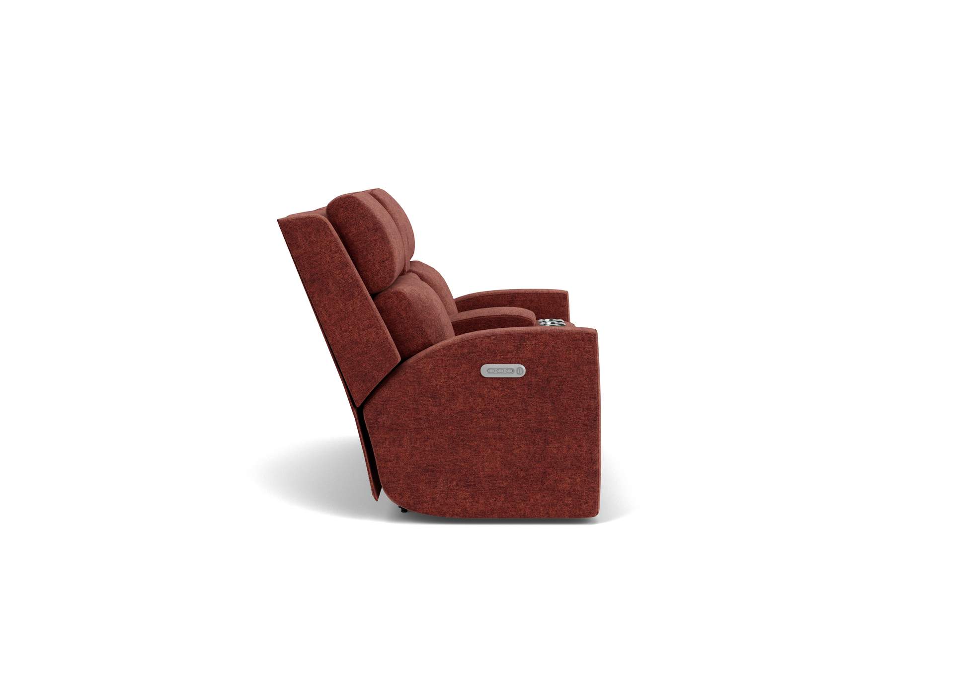 Score Power Reclining Loveseat With Console & Power Headrests & Lumbar,Flexsteel