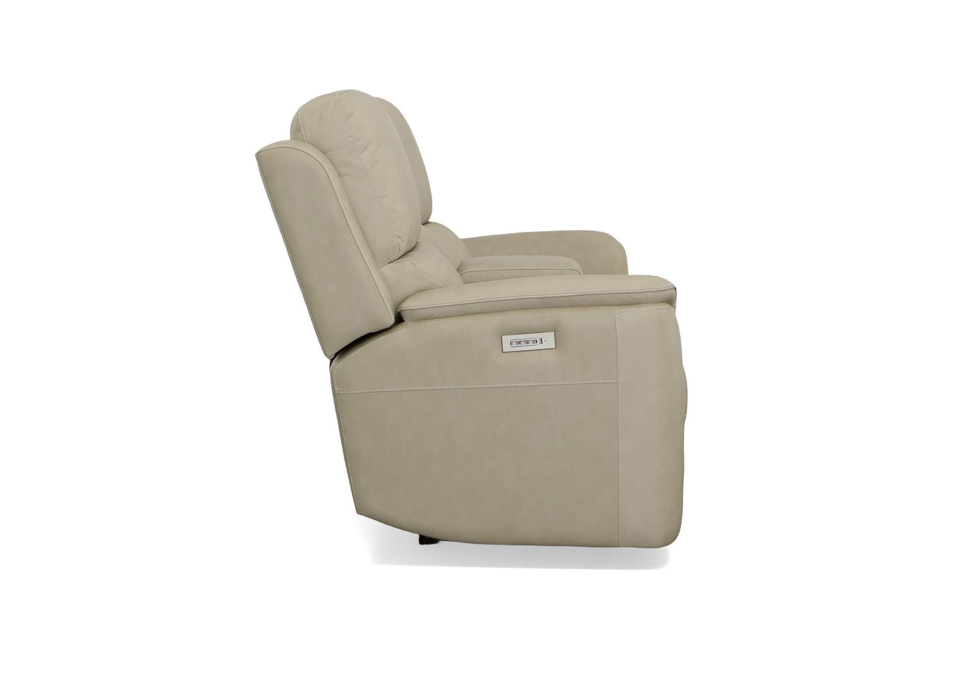 Henry Power Reclining Loveseat With Console & Power Headrests & Lumbar,Flexsteel