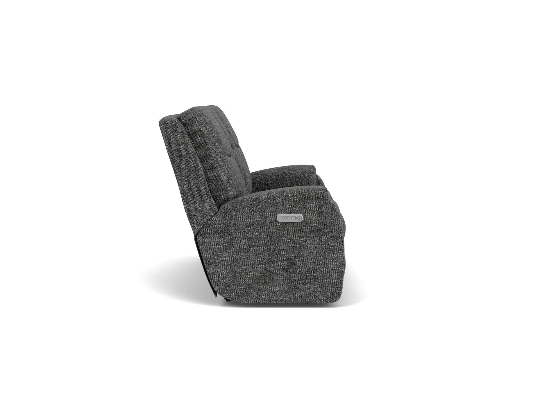 Penn Power Reclining Loveseat With Console & Power Headrests & Lumbar,Flexsteel