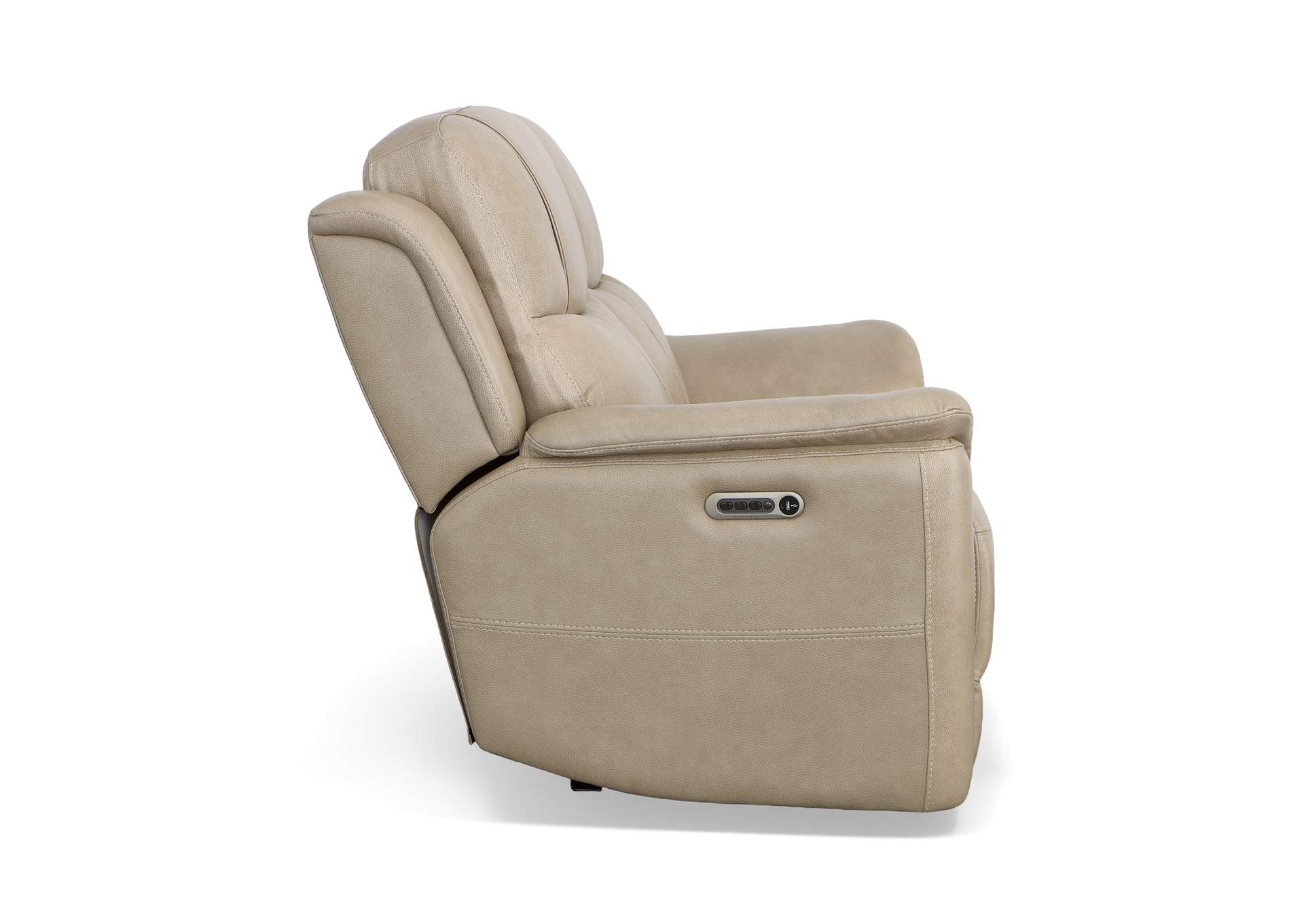 Crew Power Reclining Loveseat With Power Headrests & Lumbar,Flexsteel