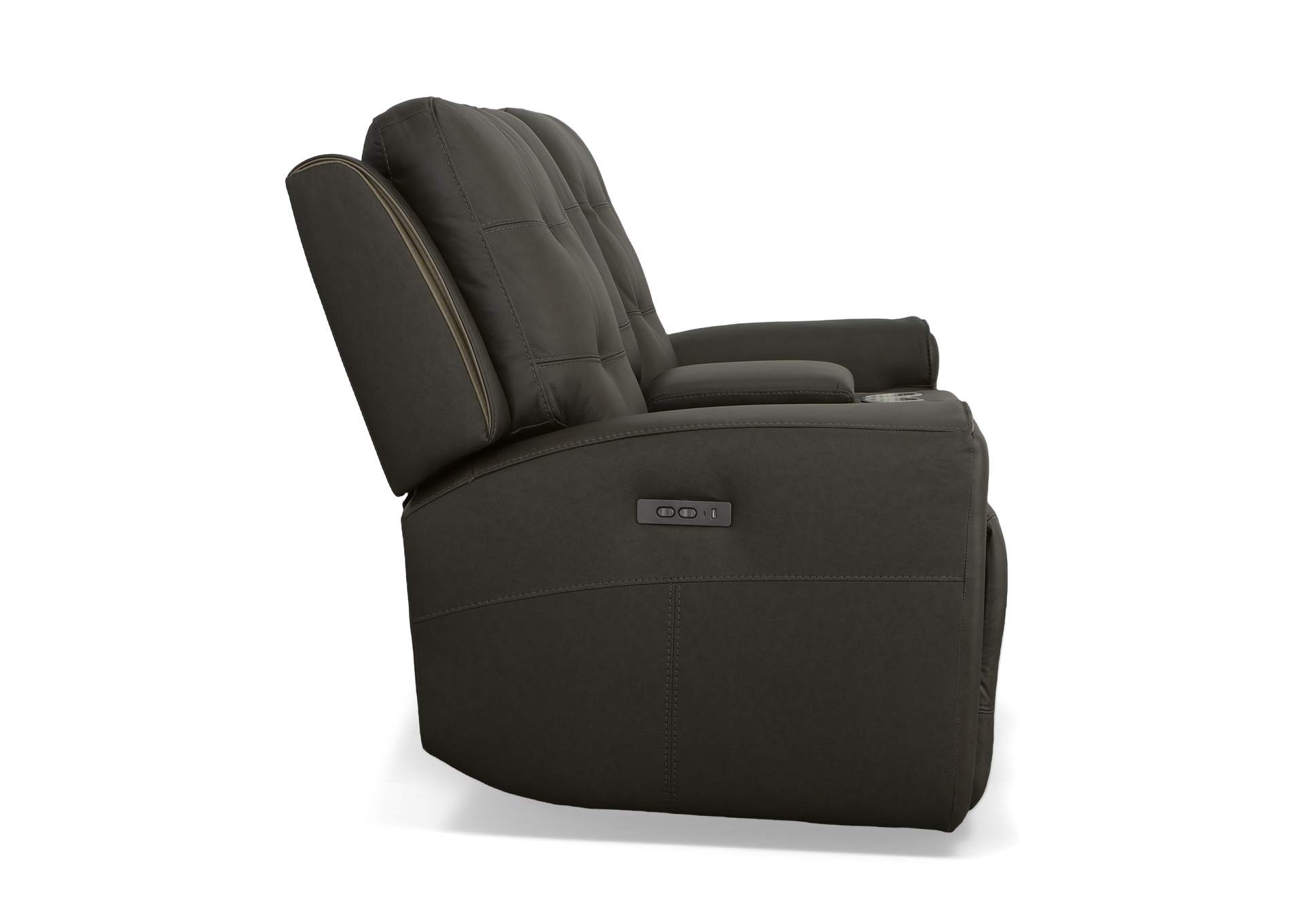 Iris Power Reclining Loveseat With Console & Power Headrests,Flexsteel