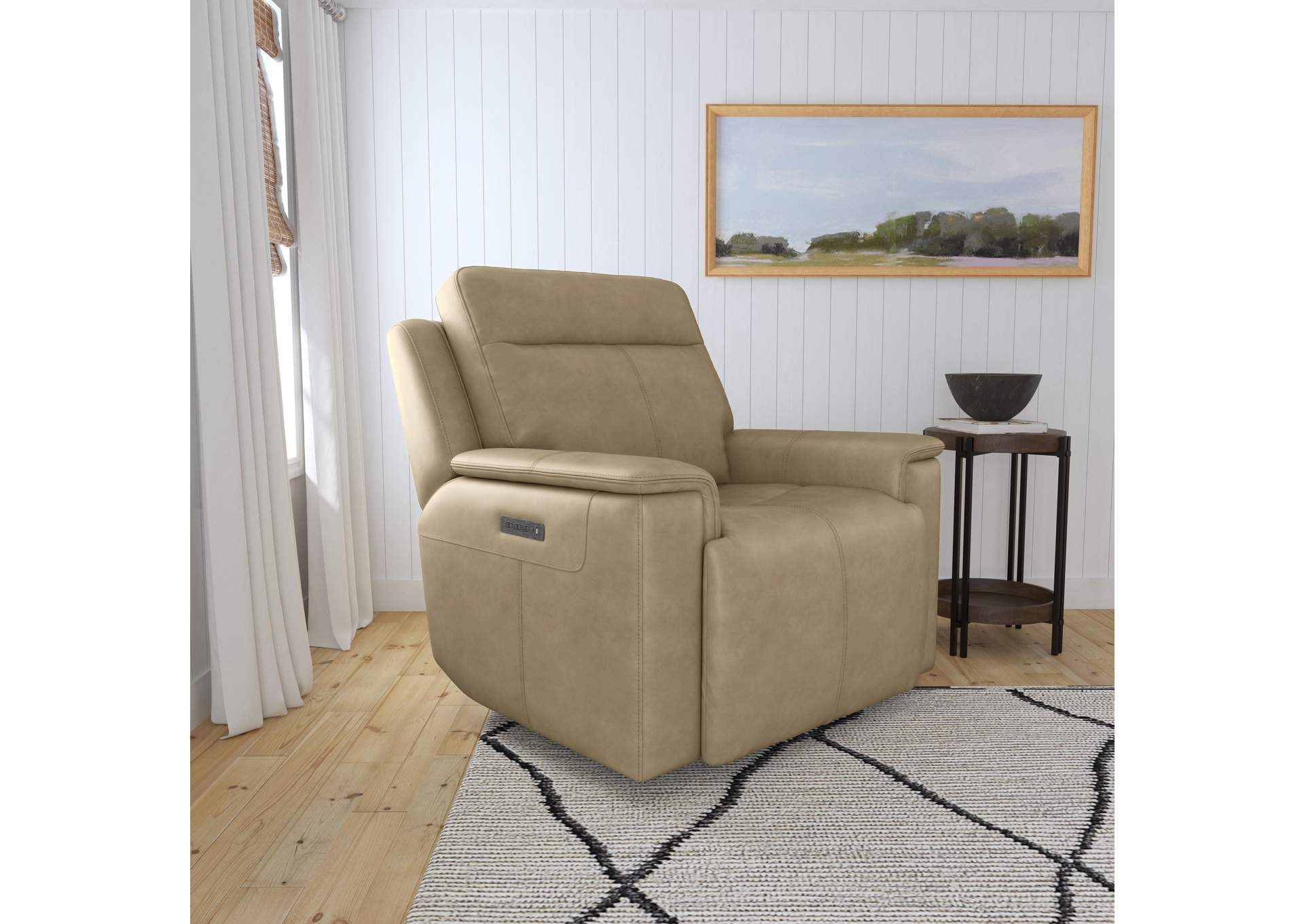 Odell Power Recliner With Power Headrest & Lumbar,Flexsteel