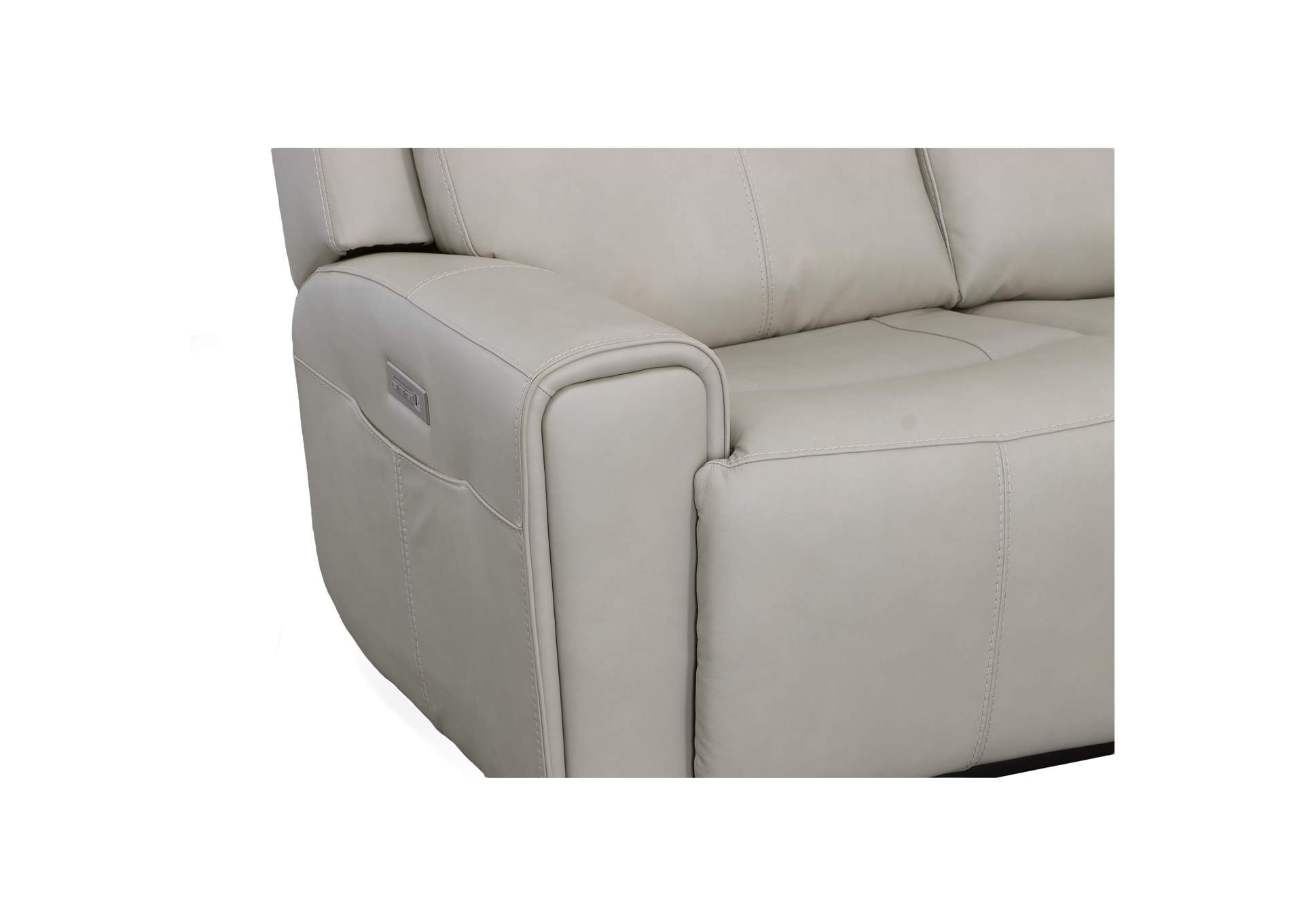 Barnett Power Reclining Sofa With Power Headrests & Lumbar,Flexsteel