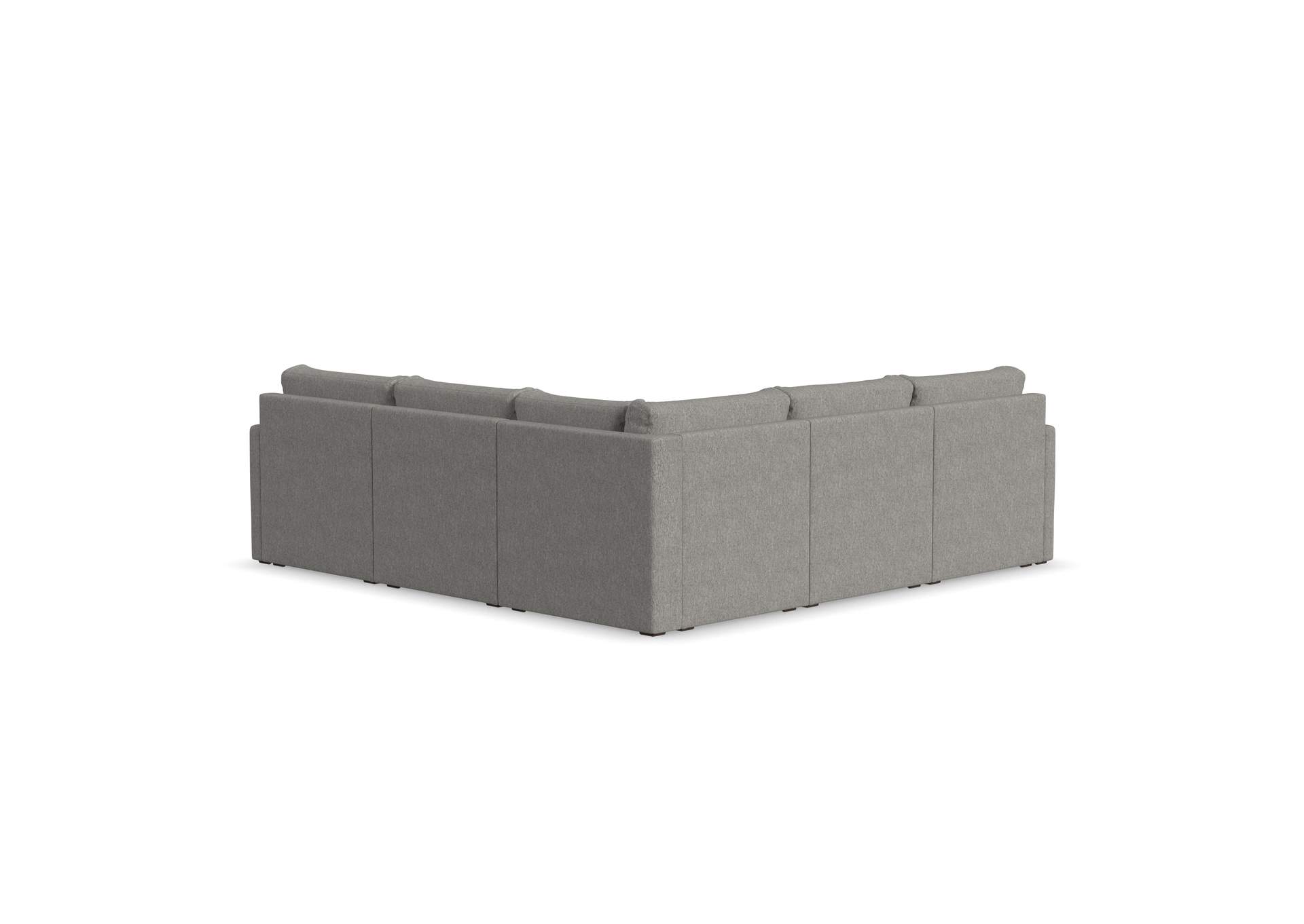 Flex 5 - Seat Sectional With Narrow Arm,Flexsteel