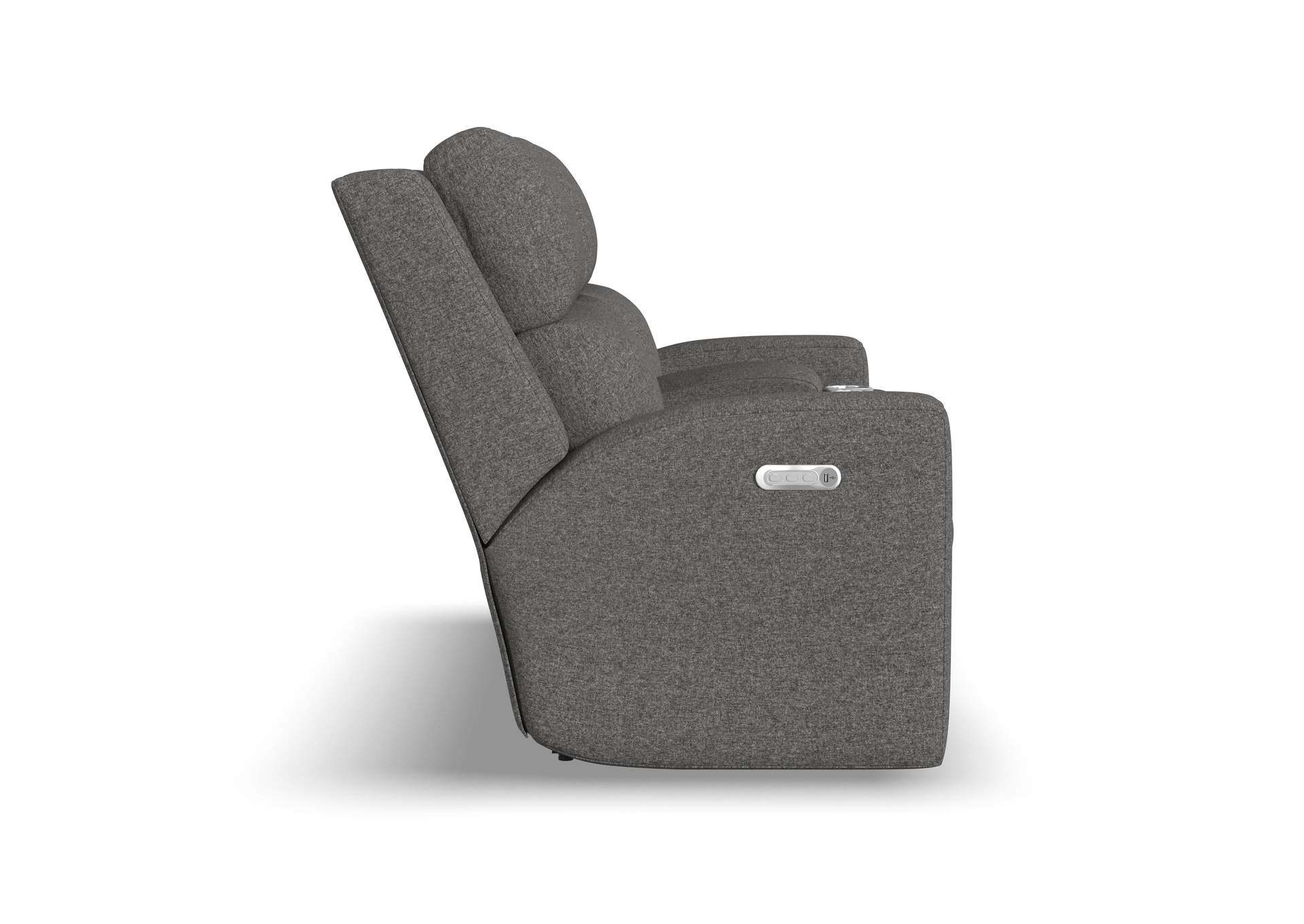 Score Power Reclining Loveseat With Console & Power Headrests & Lumbar,Flexsteel