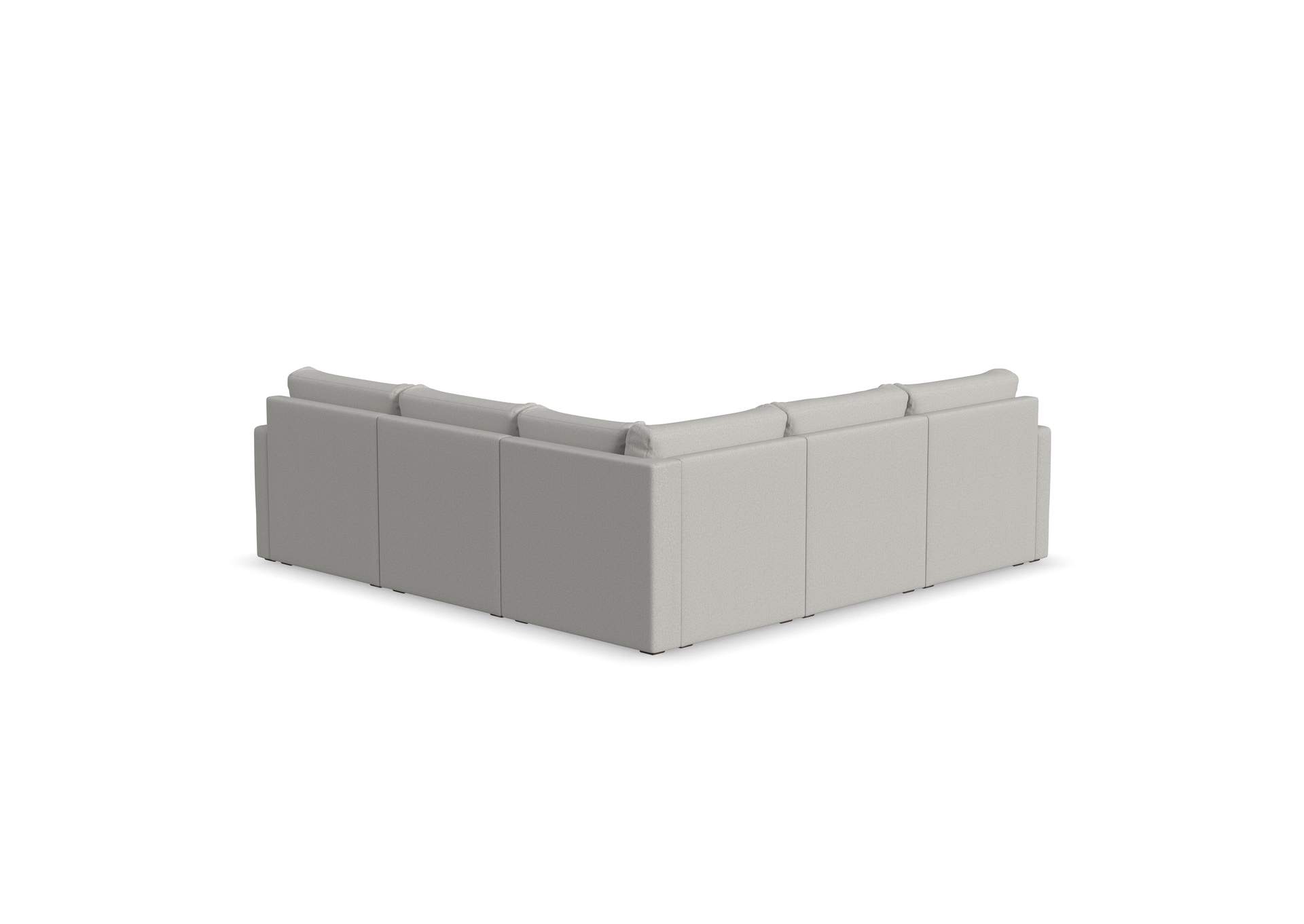 Flex 5 - Seat Sectional With Standard Arm,Flexsteel