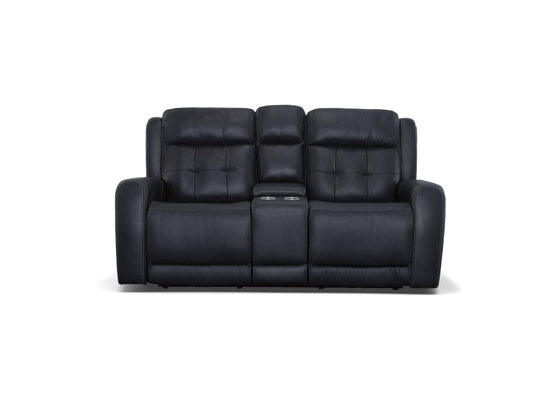 Grant Power Reclining Loveseat With Console & Power Headrests,Flexsteel