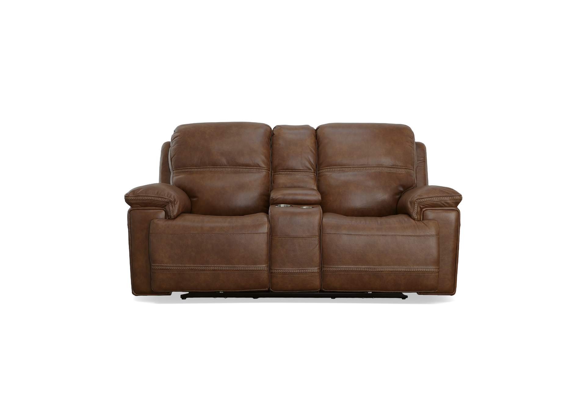 Fenwick Power Reclining Loveseat With Console & Power Headrests,Flexsteel