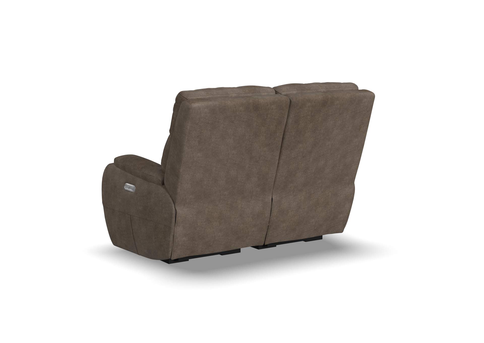 Strait Power Reclining Loveseat With Power Headrests,Flexsteel