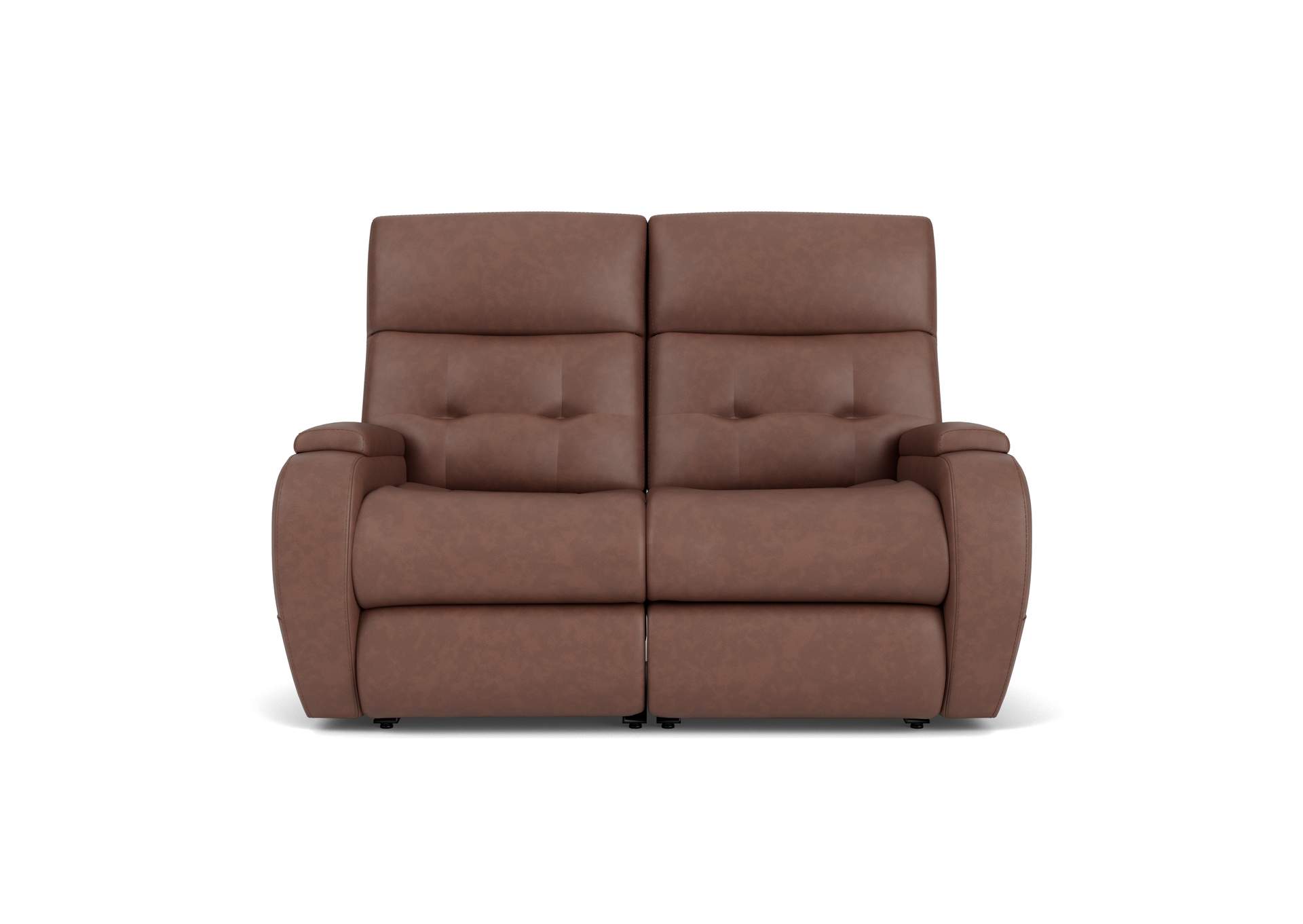 Strait Power Reclining Loveseat With Power Headrests,Flexsteel