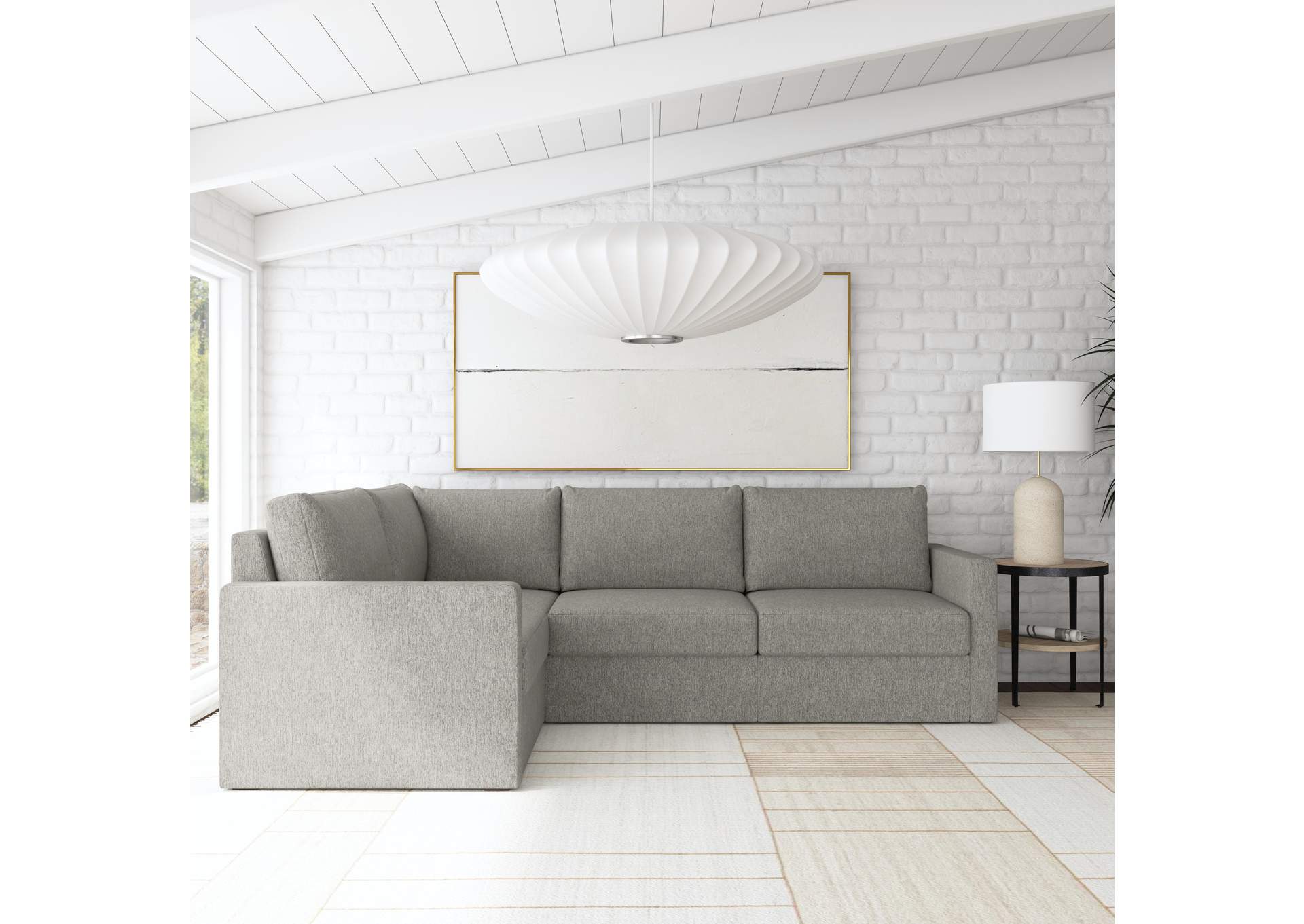 Flex 4 - Seat Sectional With Standard Arm,Flexsteel