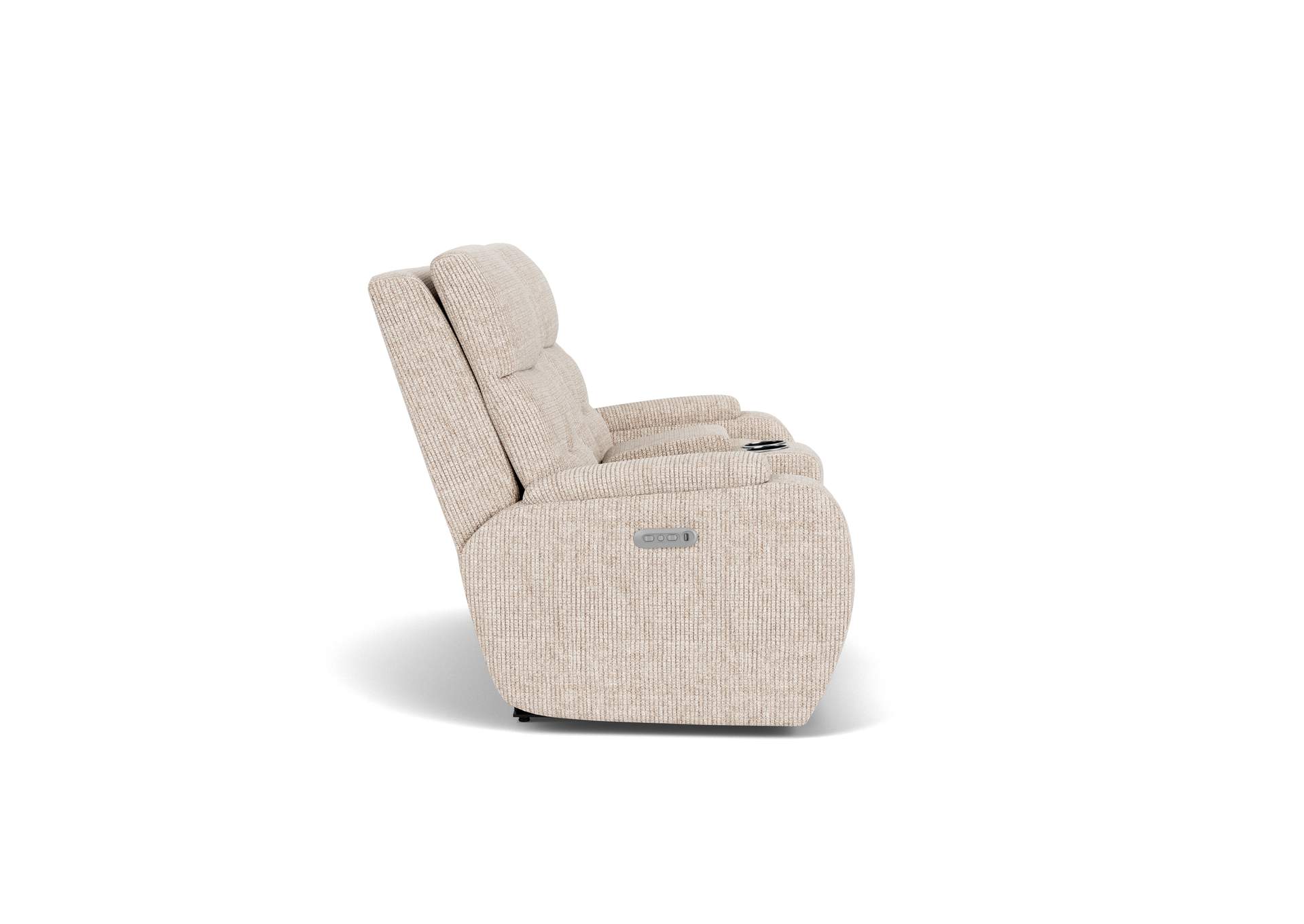 Strait Power Recliner With Power Headrest & Lumbar,Flexsteel