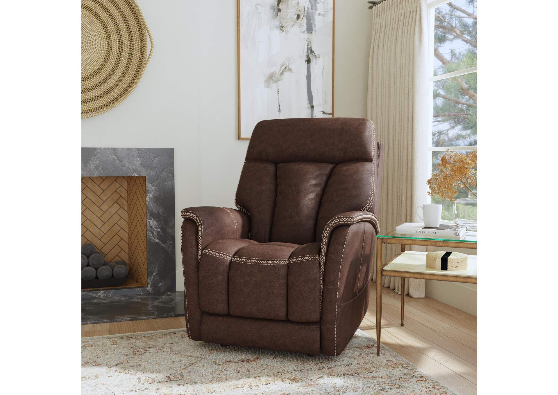 Atlas Power Lift Recliner With Power Headrest & Lumbar,Flexsteel