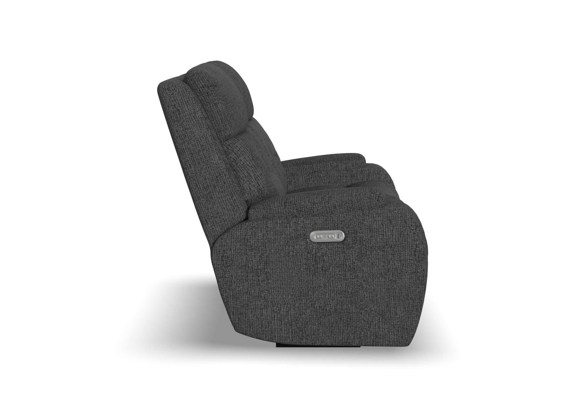 Strait Power Reclining Loveseat With Power Headrests,Flexsteel