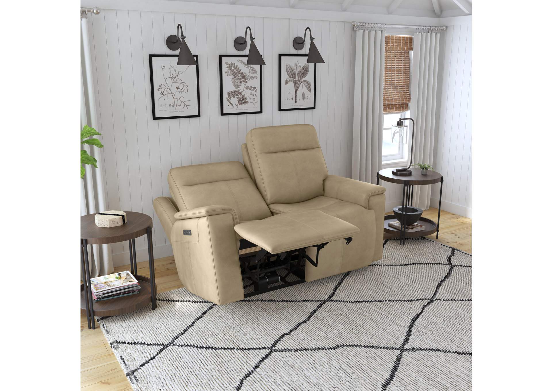 Odell Power Reclining Loveseat With Power Headrests & Lumbar,Flexsteel