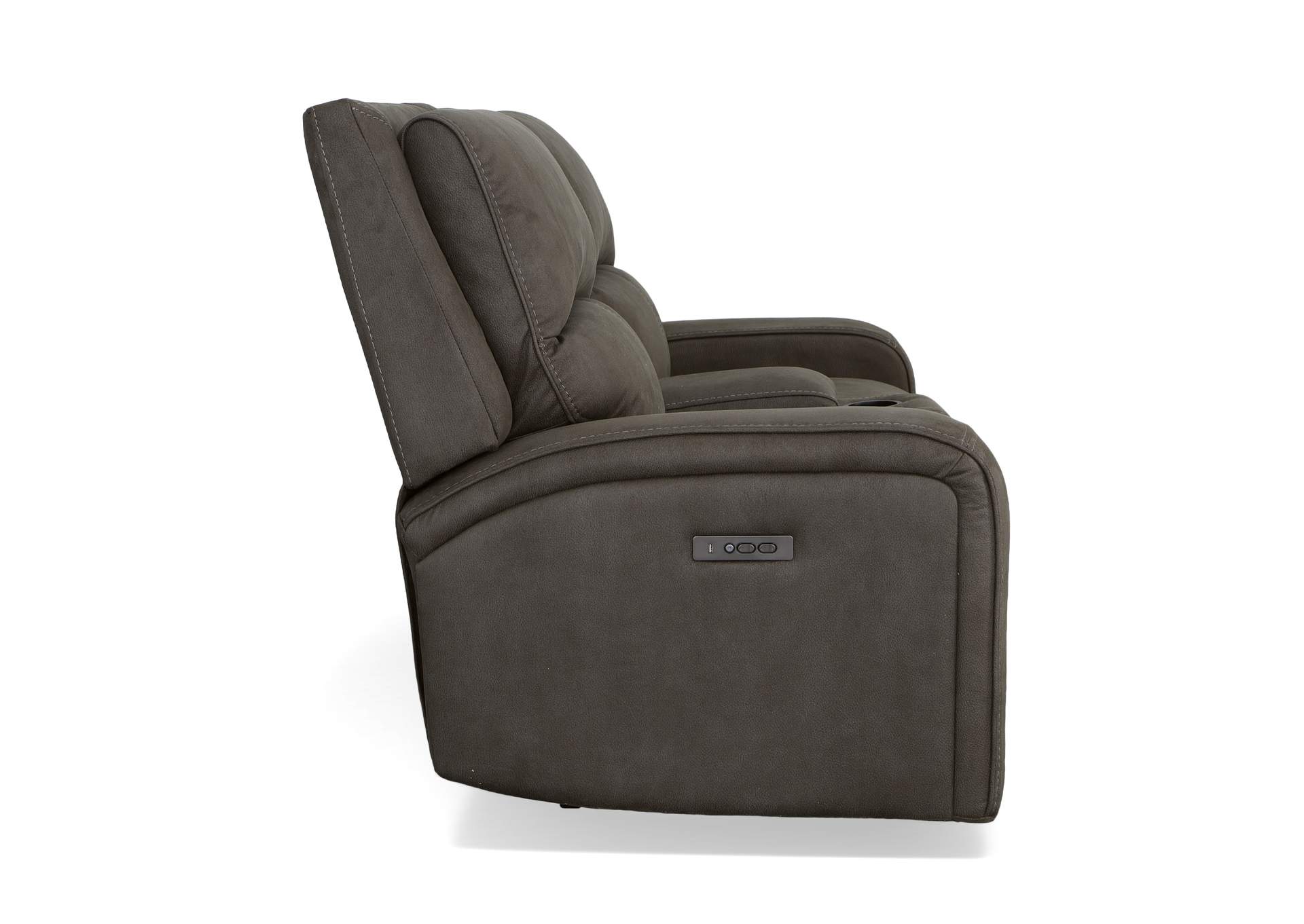 Nirvana Power Reclining Loveseat With Console & Power Headrests,Flexsteel