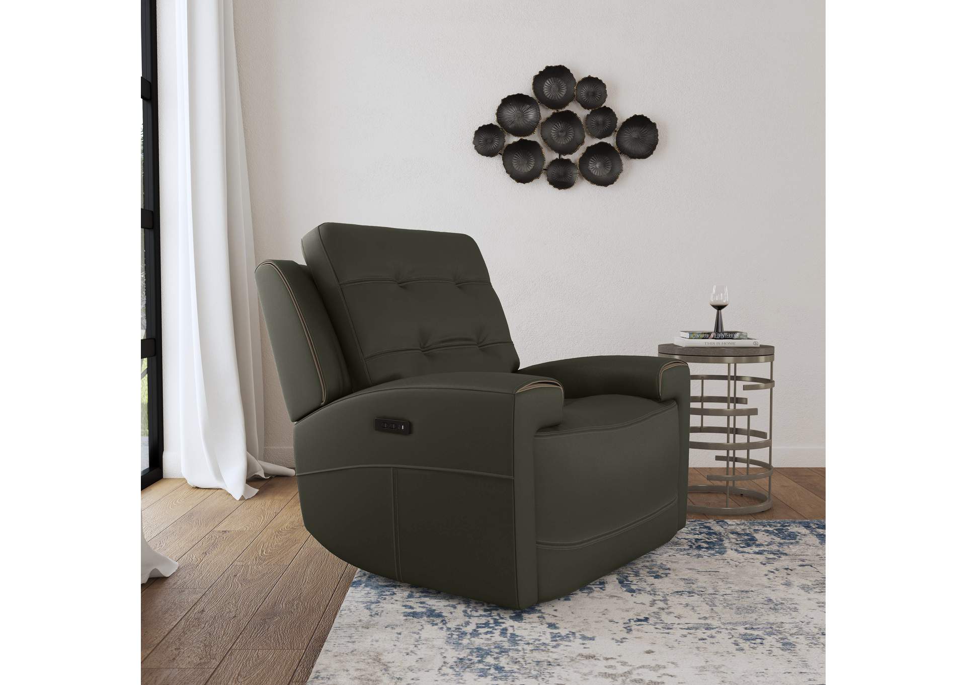 Iris Power Recliner With Power Headrest,Flexsteel