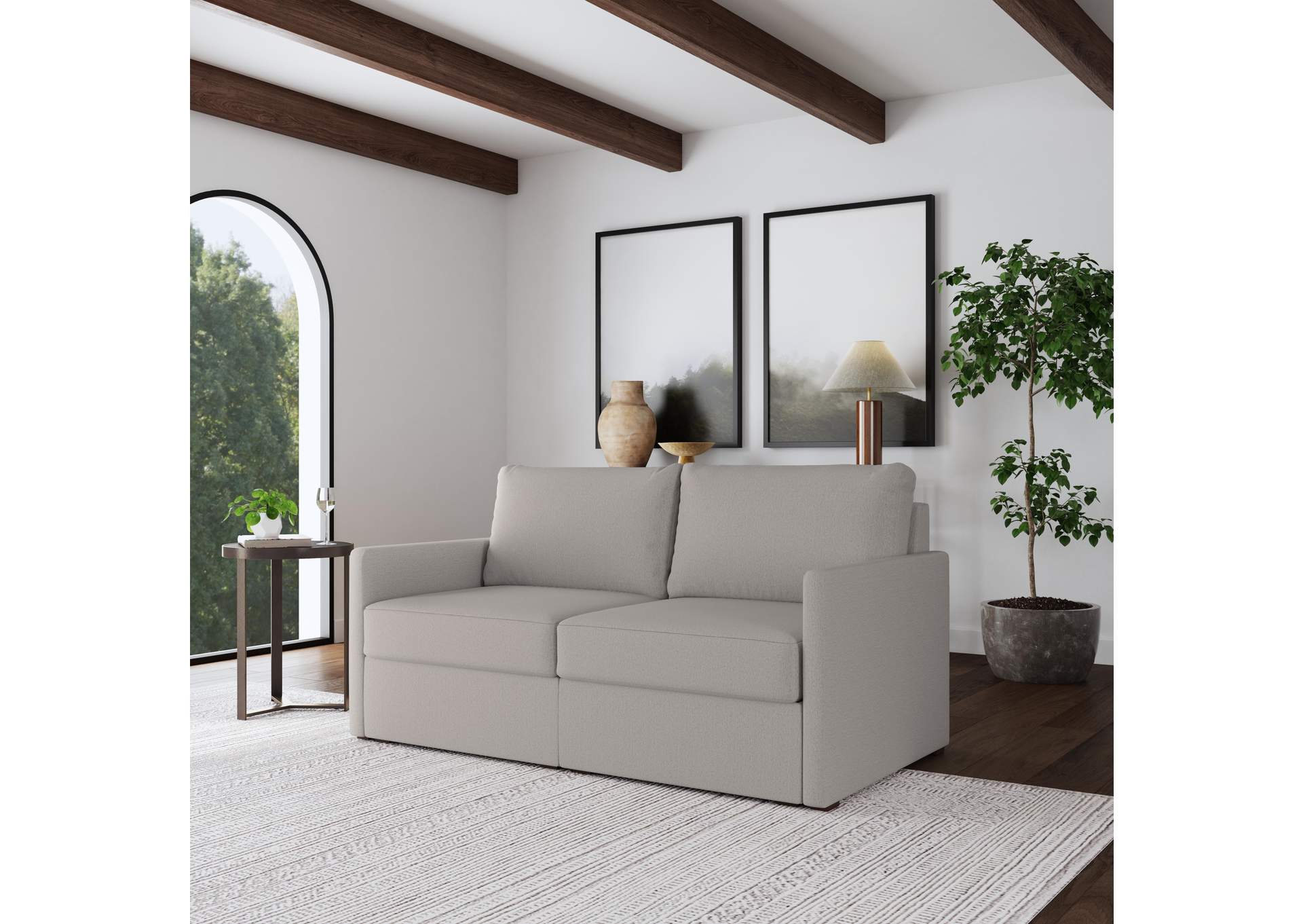 Flex Loveseat With Narrow Arm,Flexsteel