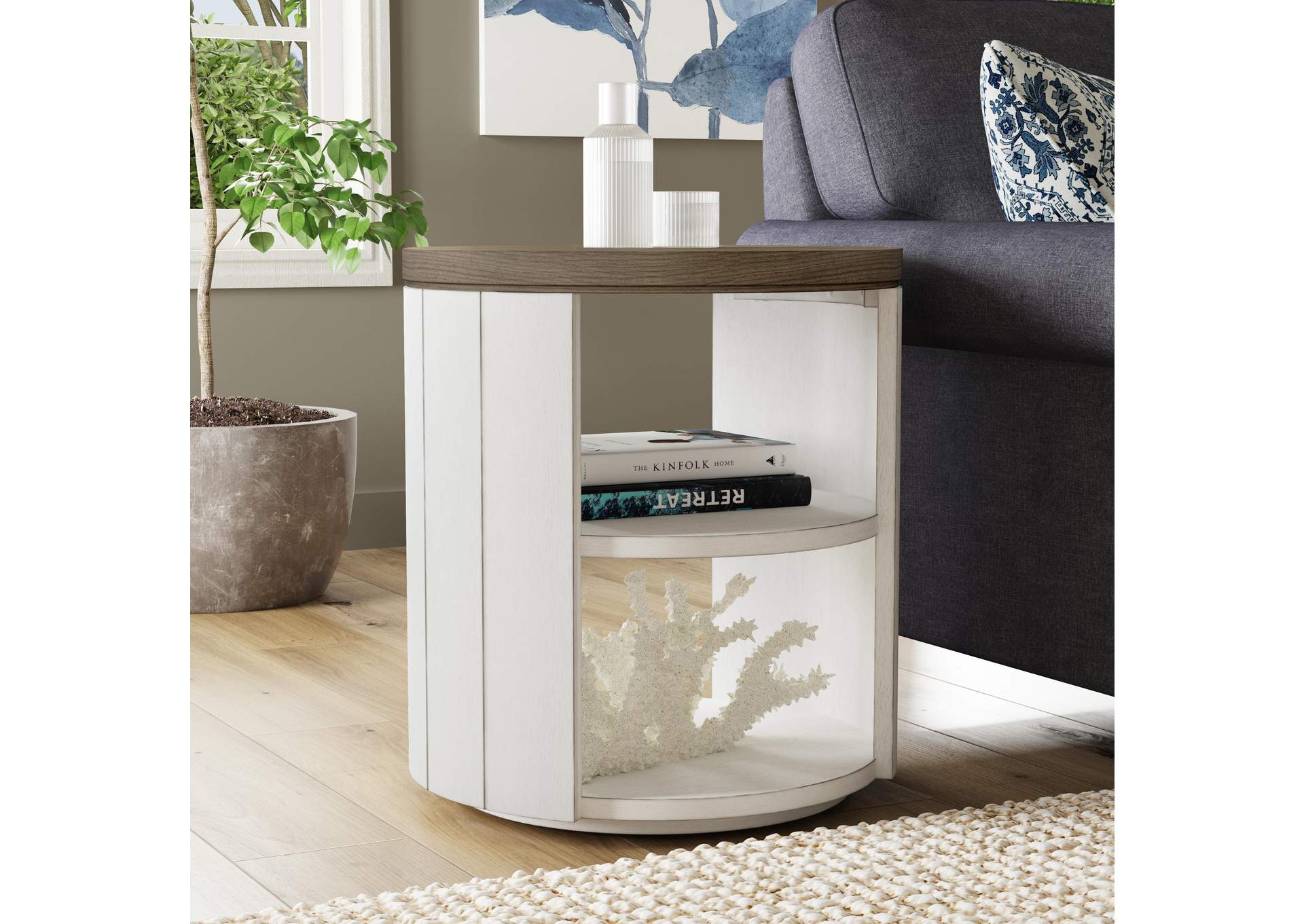 Melody Round End Table,Flexsteel