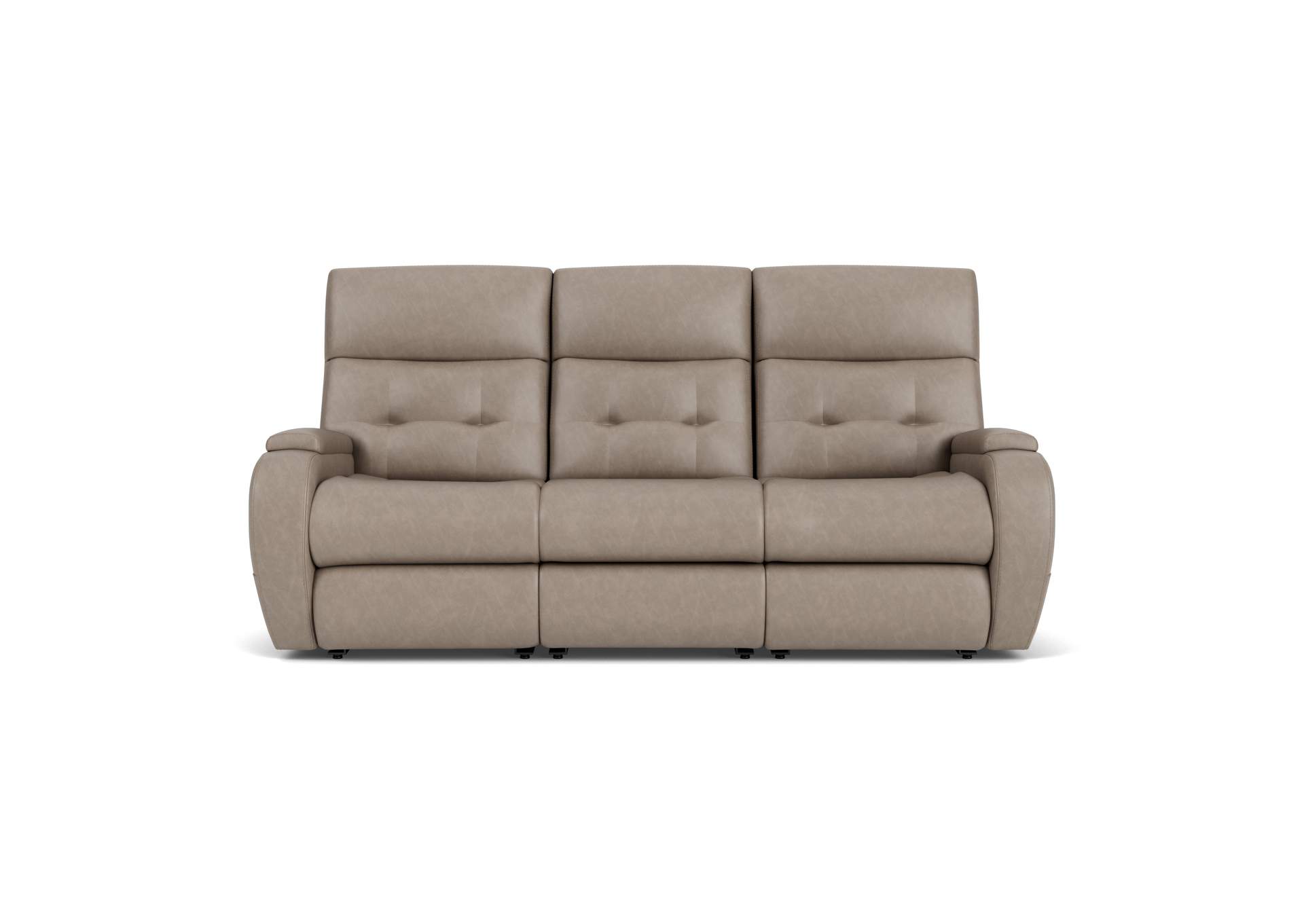 Strait Power Reclining Sofa With Power Headrests,Flexsteel