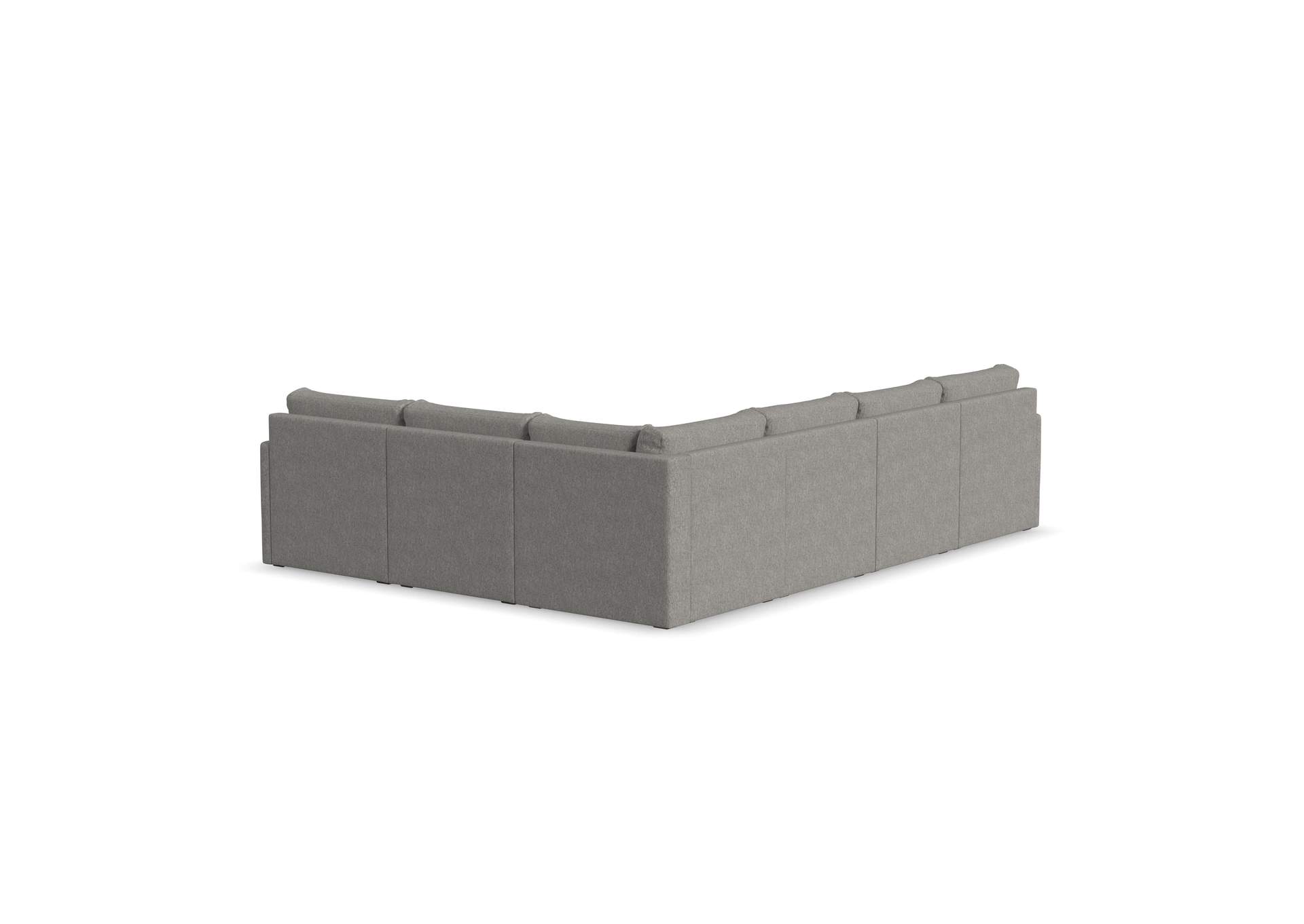 Flex 6 - Seat Sectional With Narrow Arm,Flexsteel