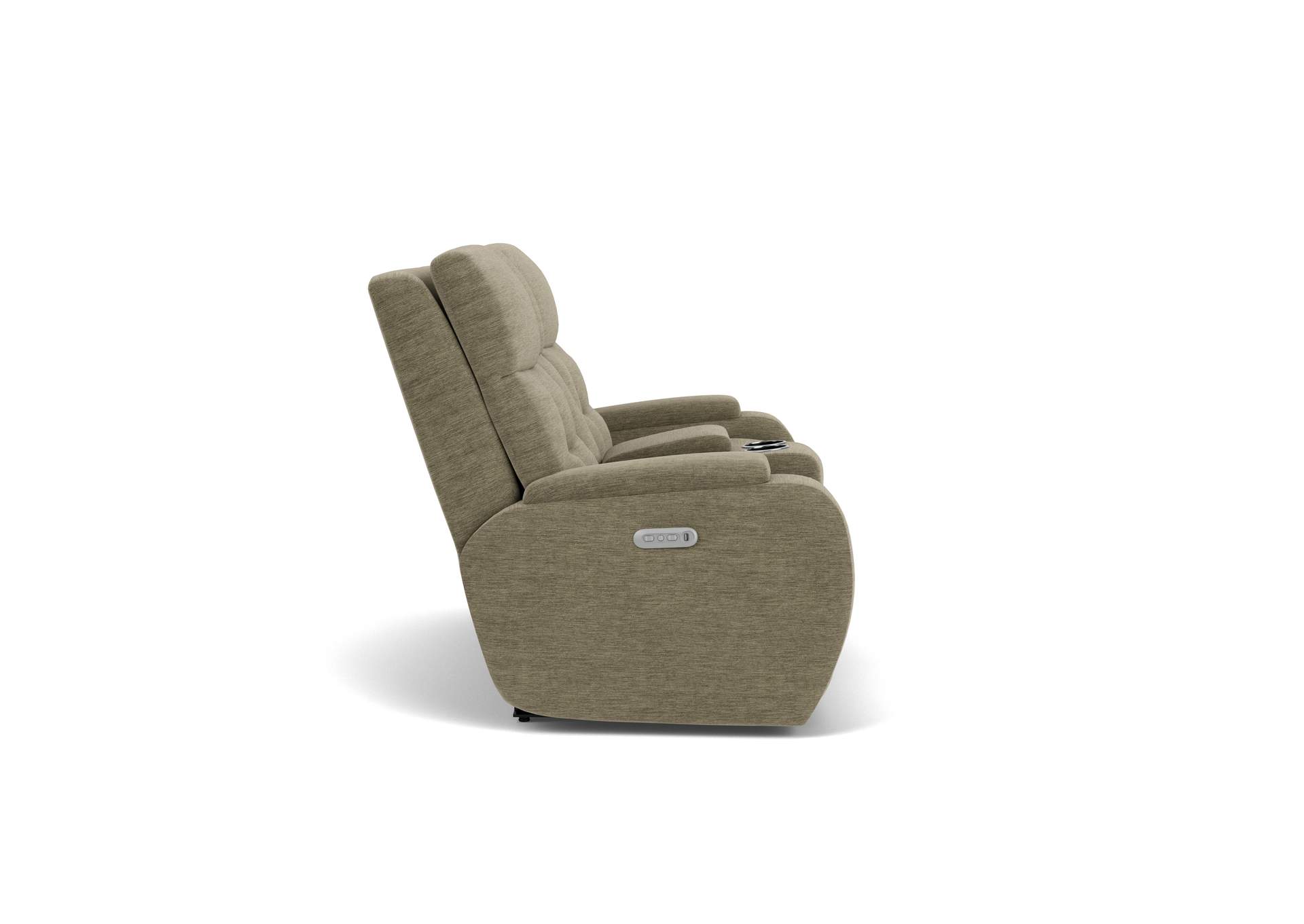 Strait Power Recliner With Power Headrest & Lumbar,Flexsteel