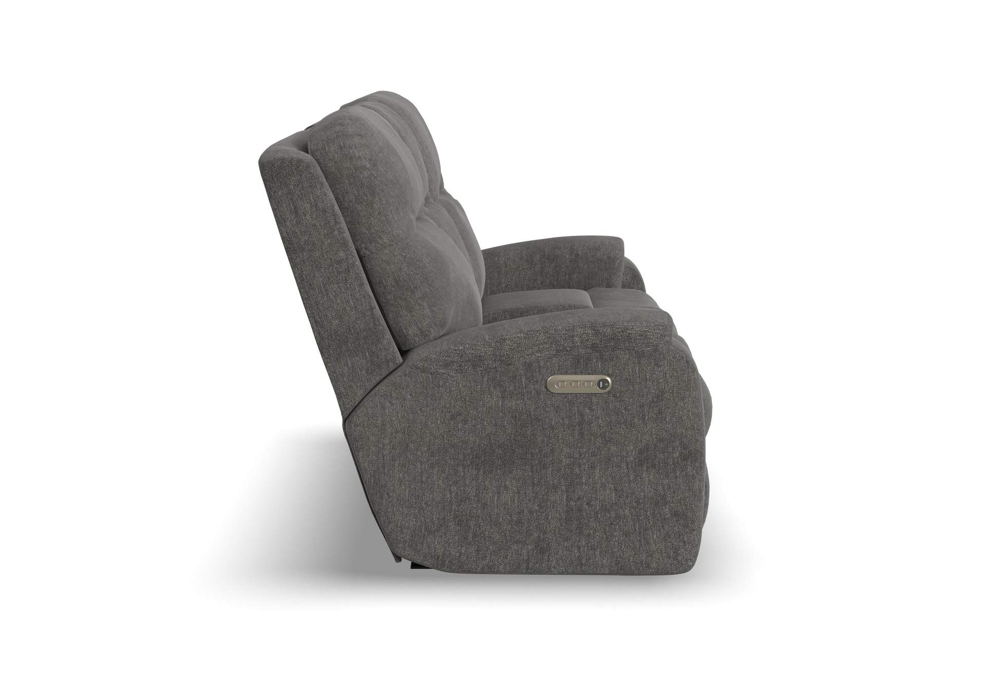 Penn Power Reclining Loveseat With Console & Power Headrests & Lumbar,Flexsteel