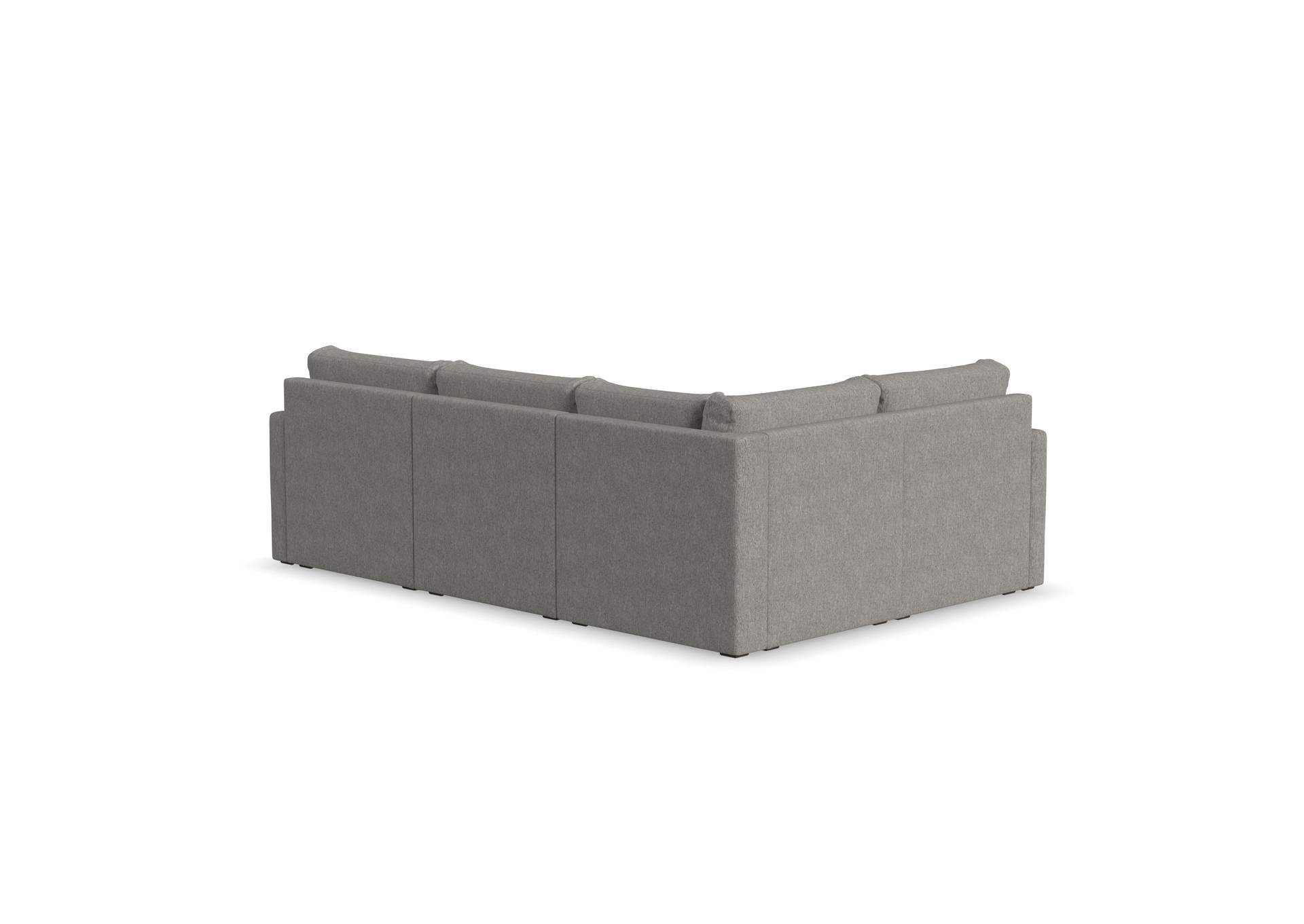 Flex 4 - Seat Sectional With Standard Arm,Flexsteel