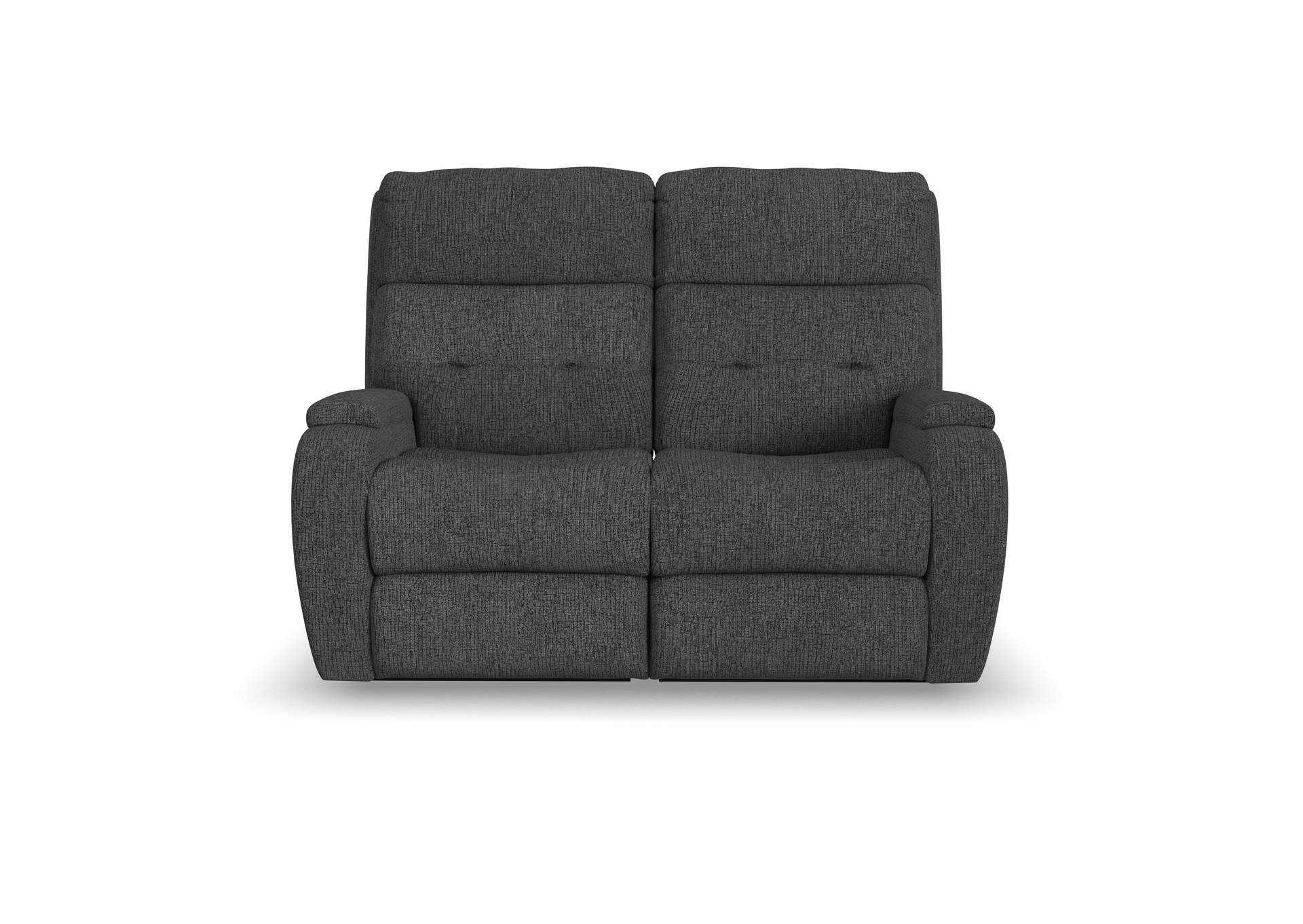 Strait Power Reclining Loveseat With Power Headrests,Flexsteel