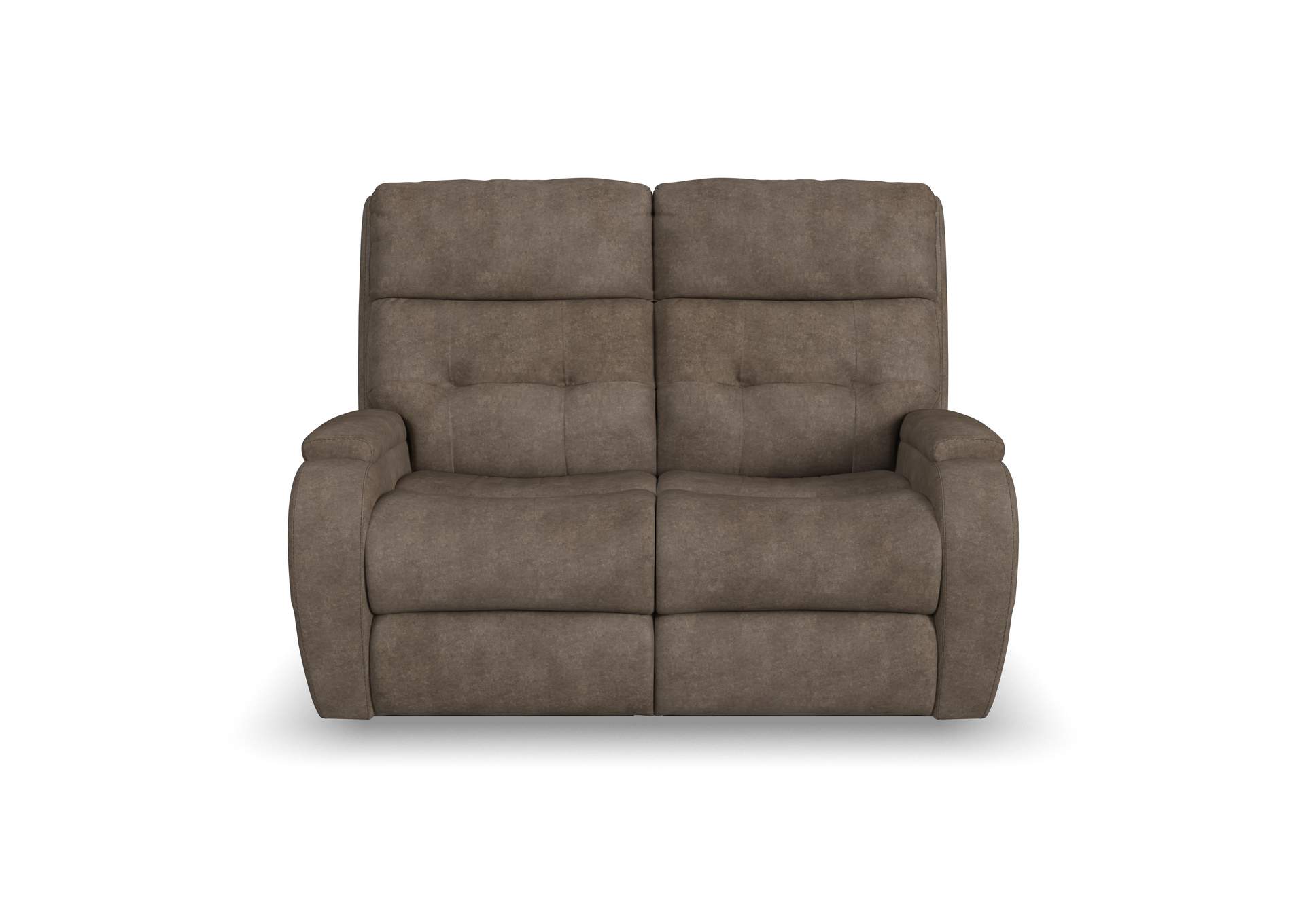Strait Power Reclining Loveseat With Power Headrests,Flexsteel