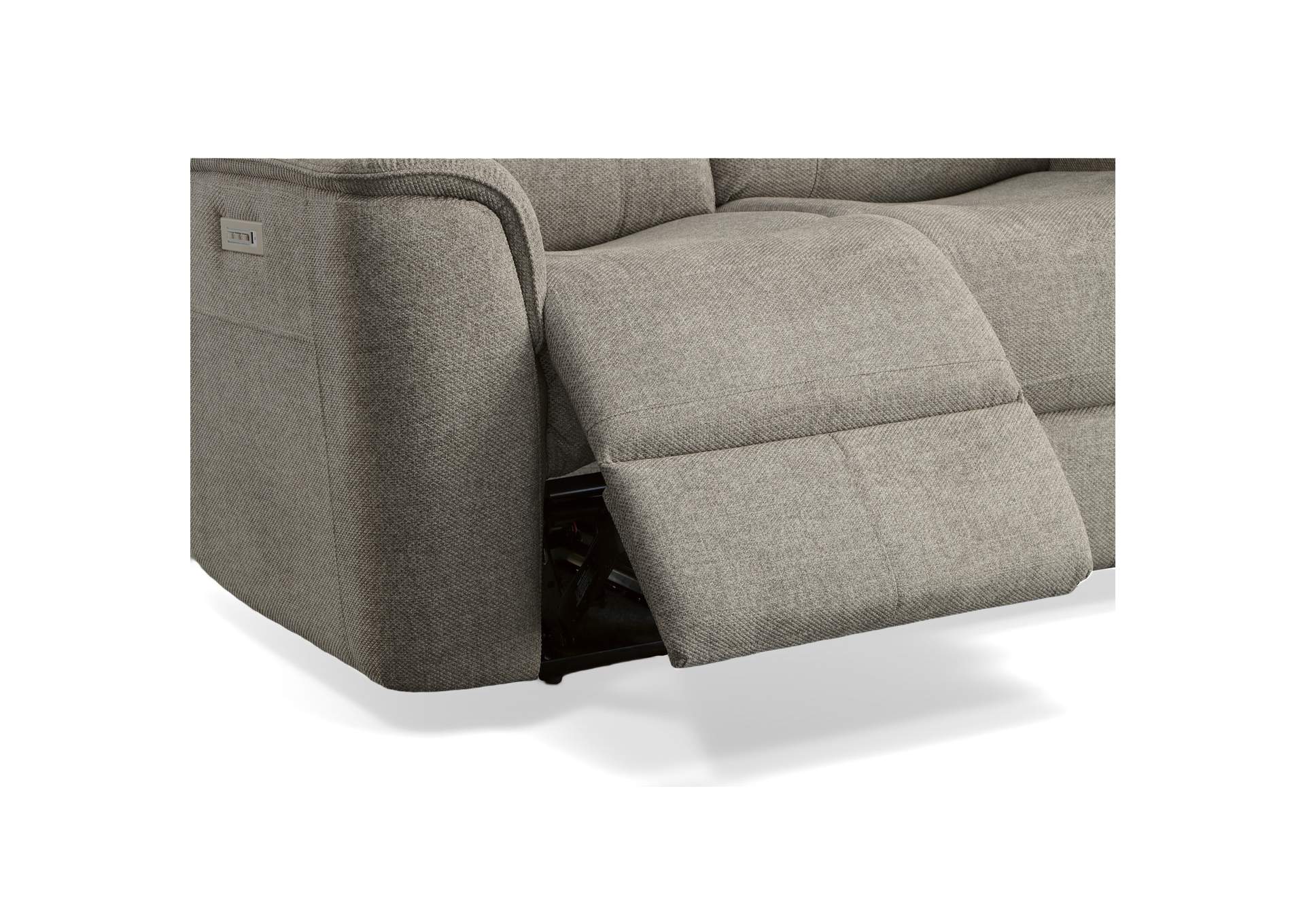 Henry Power Reclining Loveseat With Power Headrests & Lumbar,Flexsteel