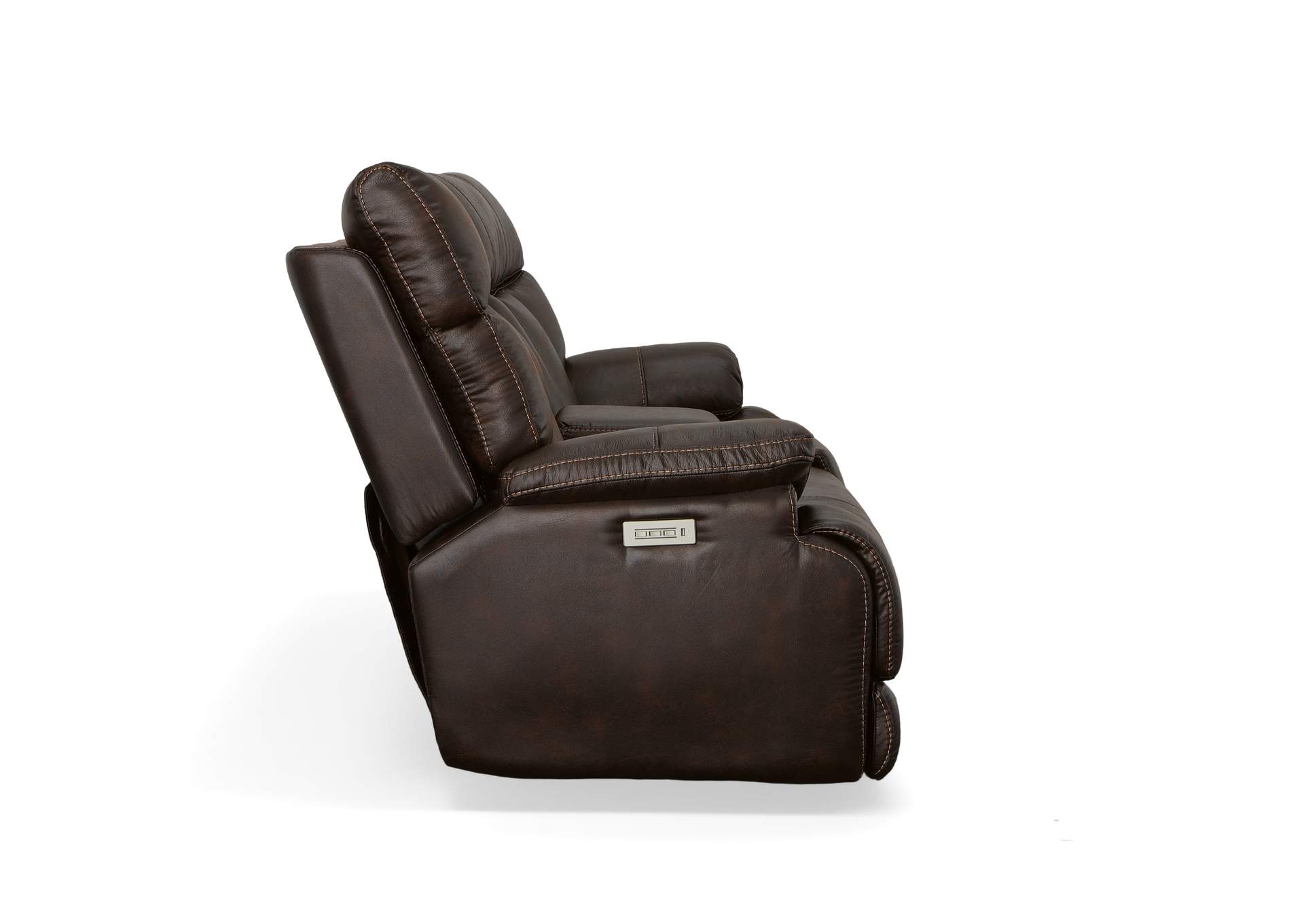 Clive Power Reclining Loveseat With Console, Power Headrests & Lumbar,Flexsteel