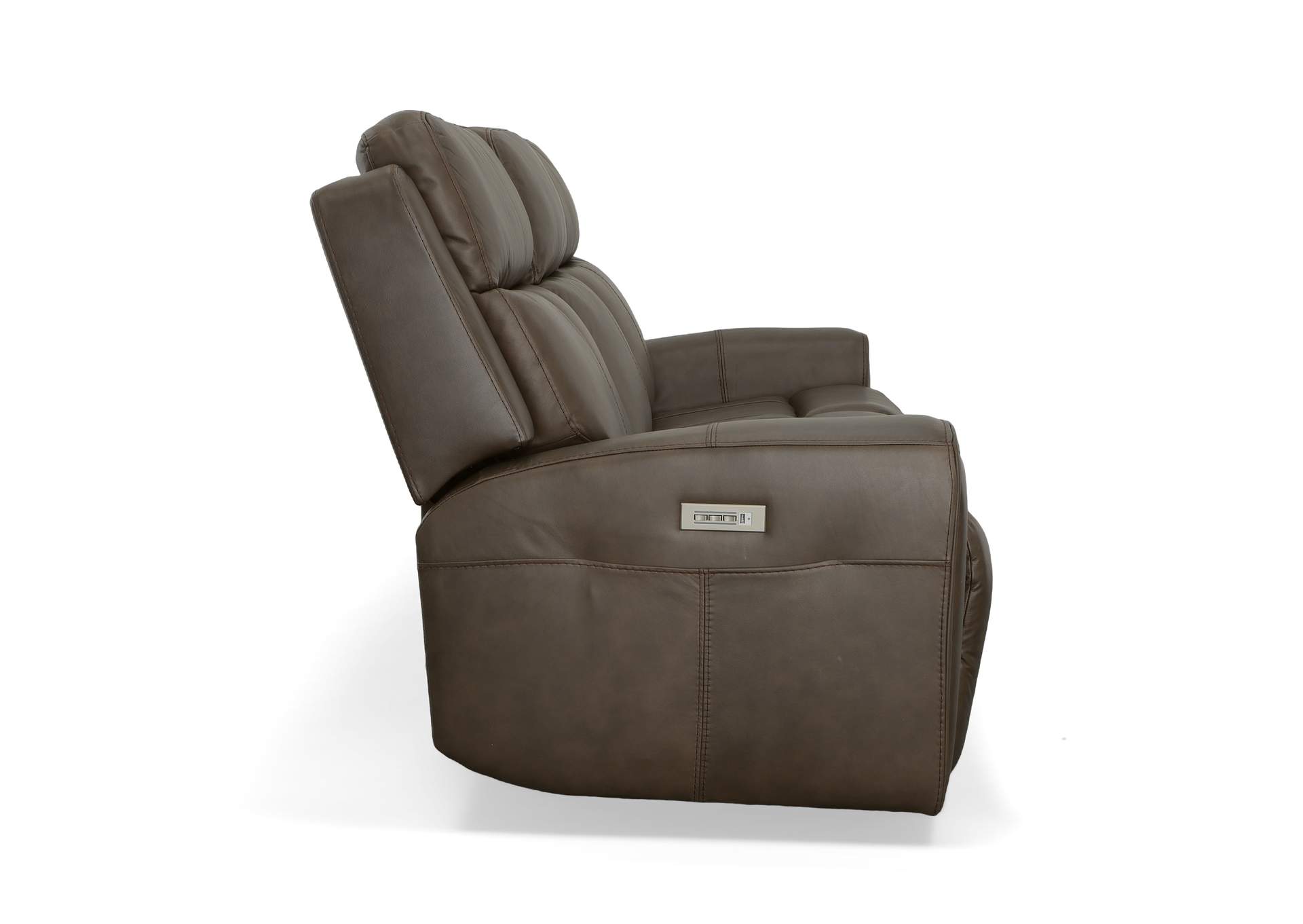 Barnett Power Reclining Sofa With Power Headrests & Lumbar,Flexsteel