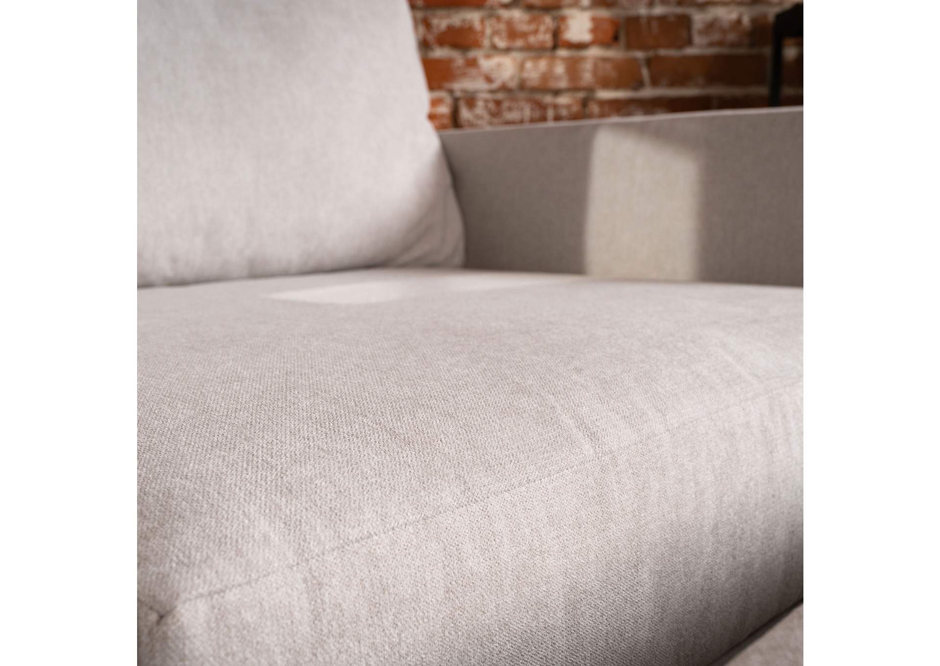 Flex 4 - Seat Sectional With Standard Arm And Ottoman,Flexsteel